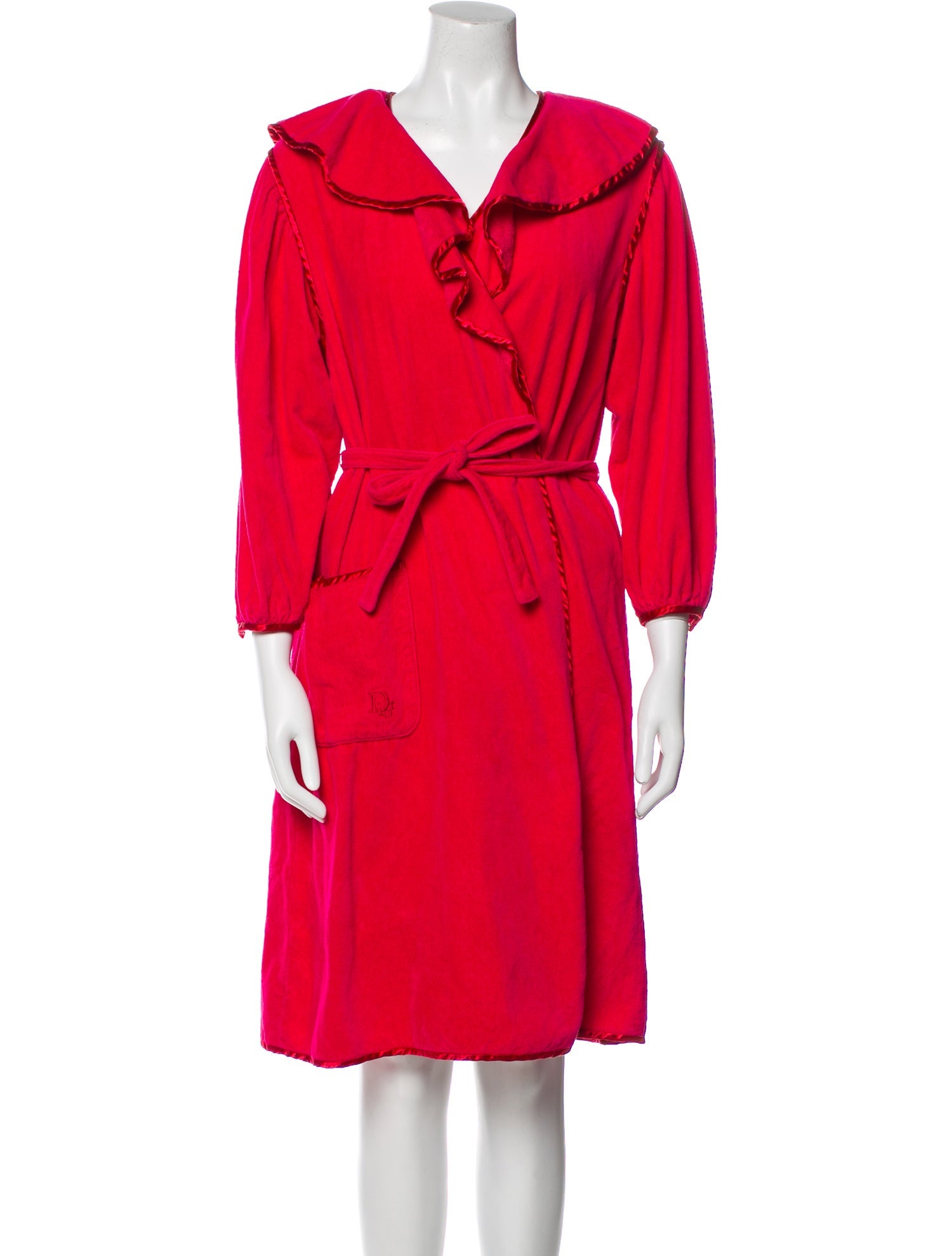 Christian Dior Pleated Accents Robe