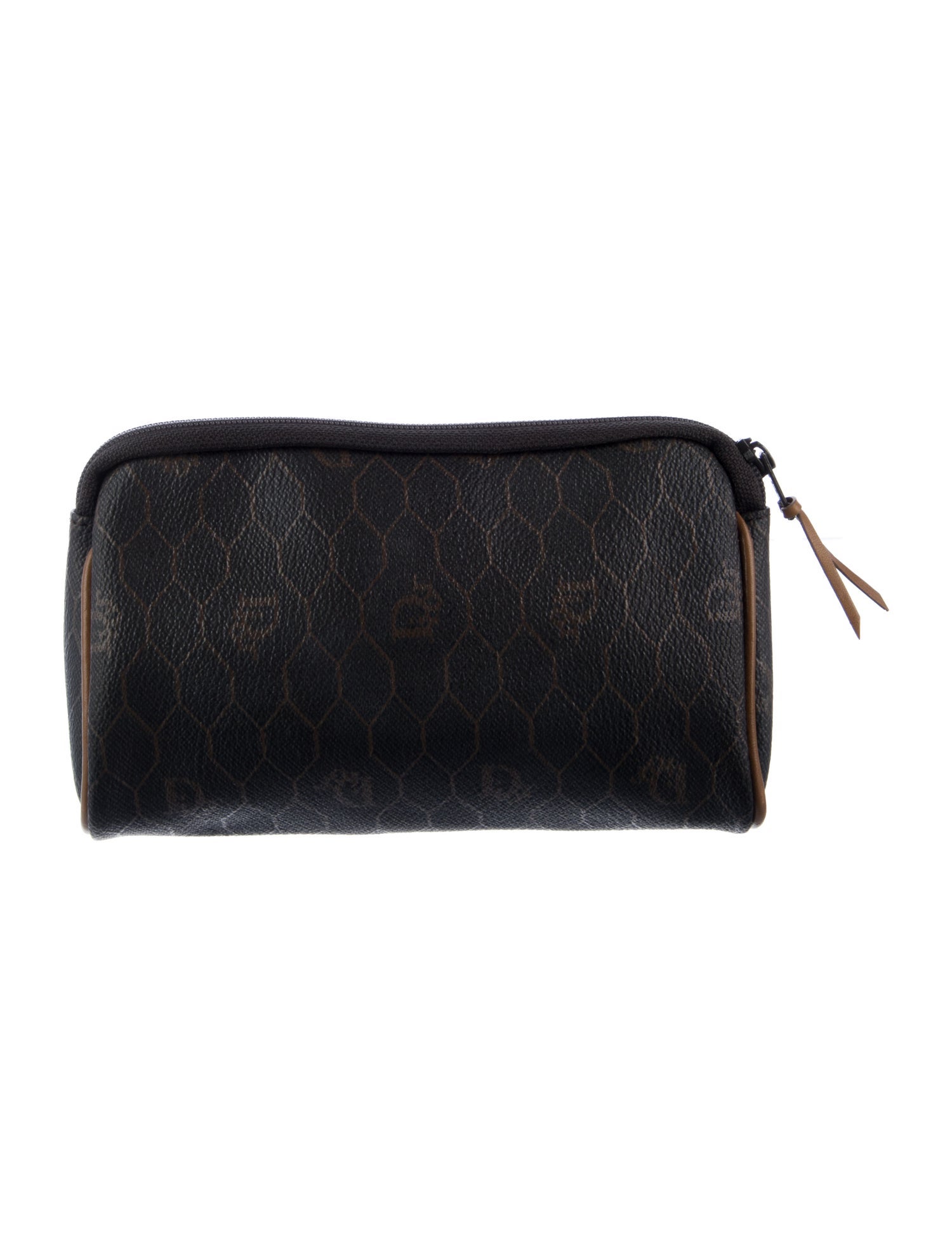 Christian Dior Coated Canvas Cosmetic Bag