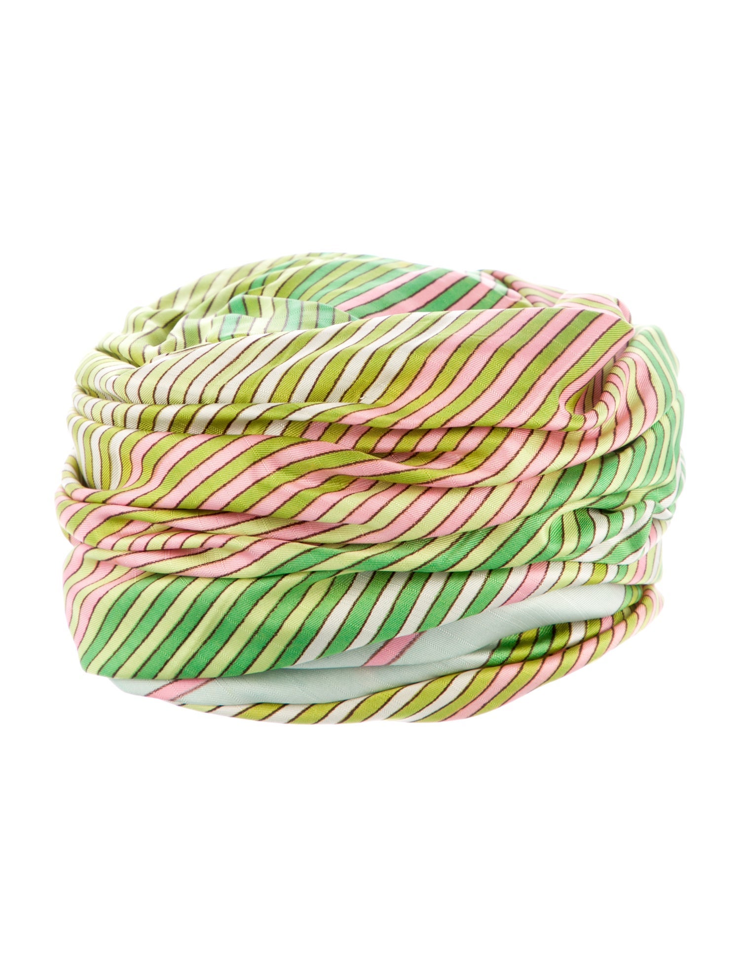 Christian Dior Pattern Print Silk Chapeau Hat