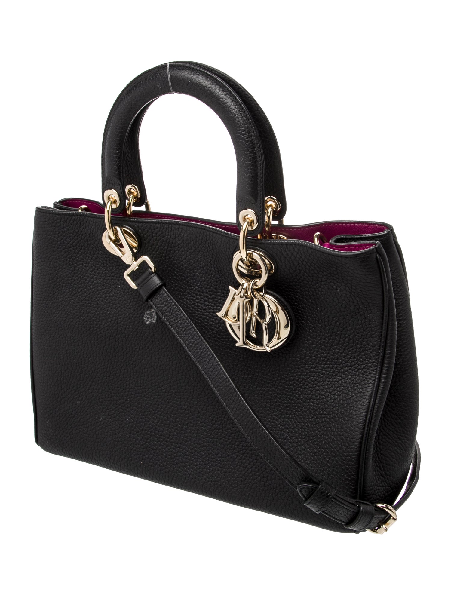 Christian Dior Leather Lady Dior Large Vintage