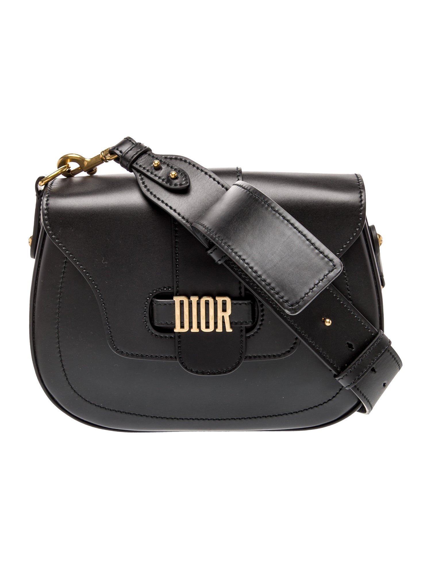 Christian Dior Leather D-Fence Saddle