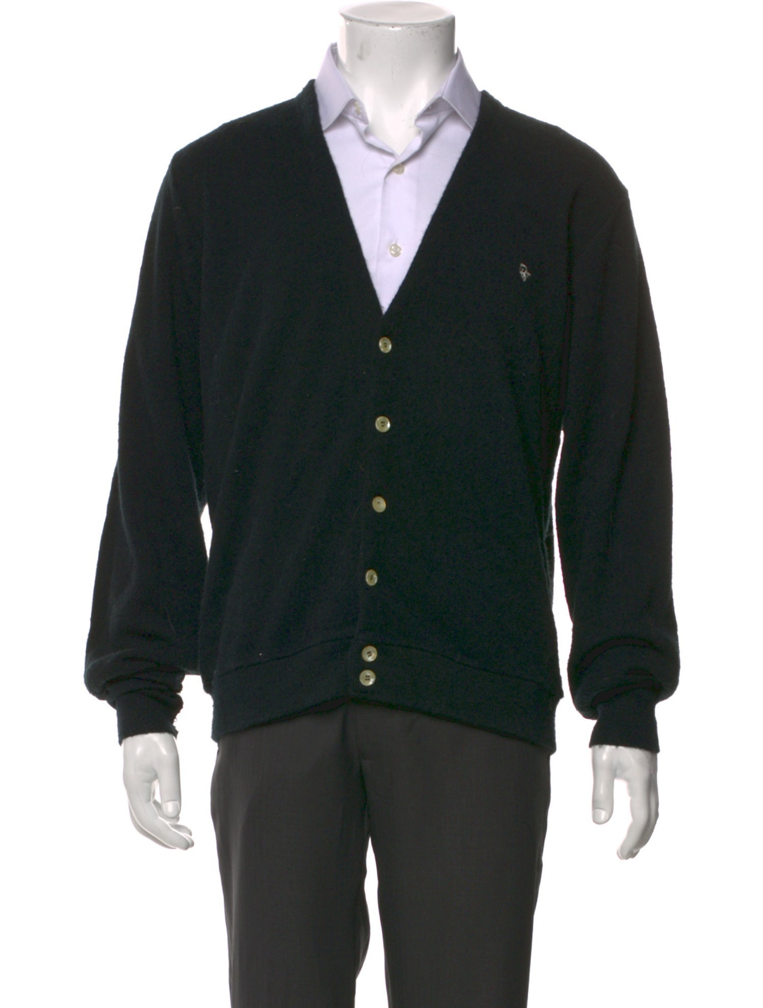 Christian Dior V-Neck Long Sleeve Cardigan