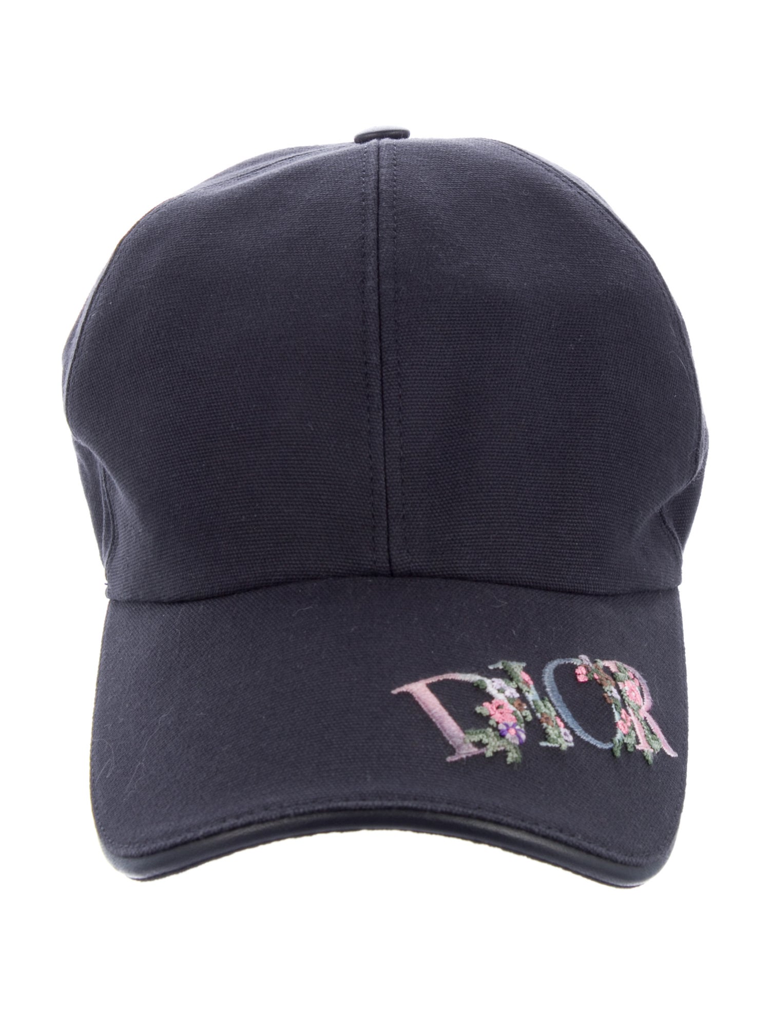 DIOR MEN Floral Embroidered Baseball Cap