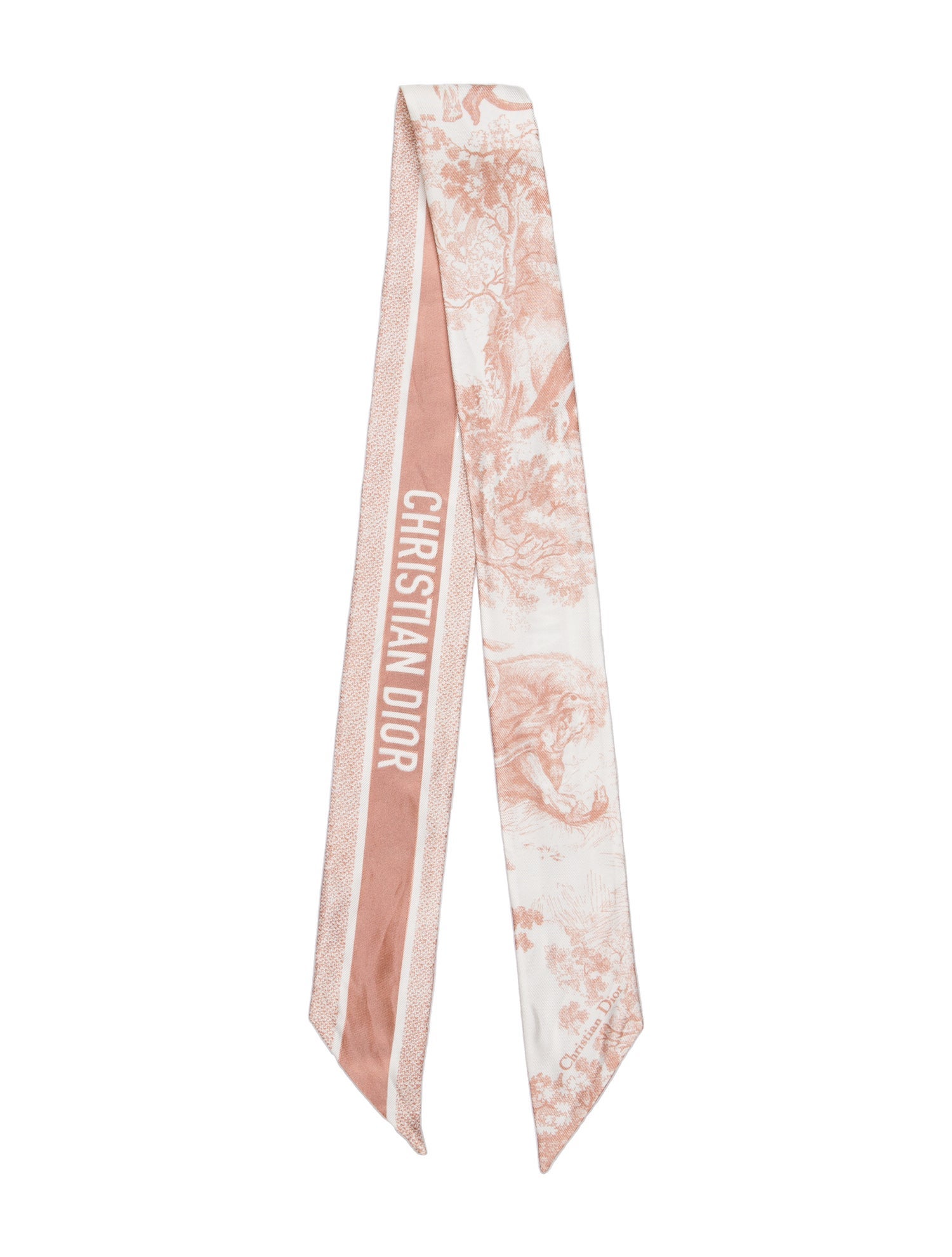 Christian Dior OILE DE JOUY MITZAH Silk Bandeau