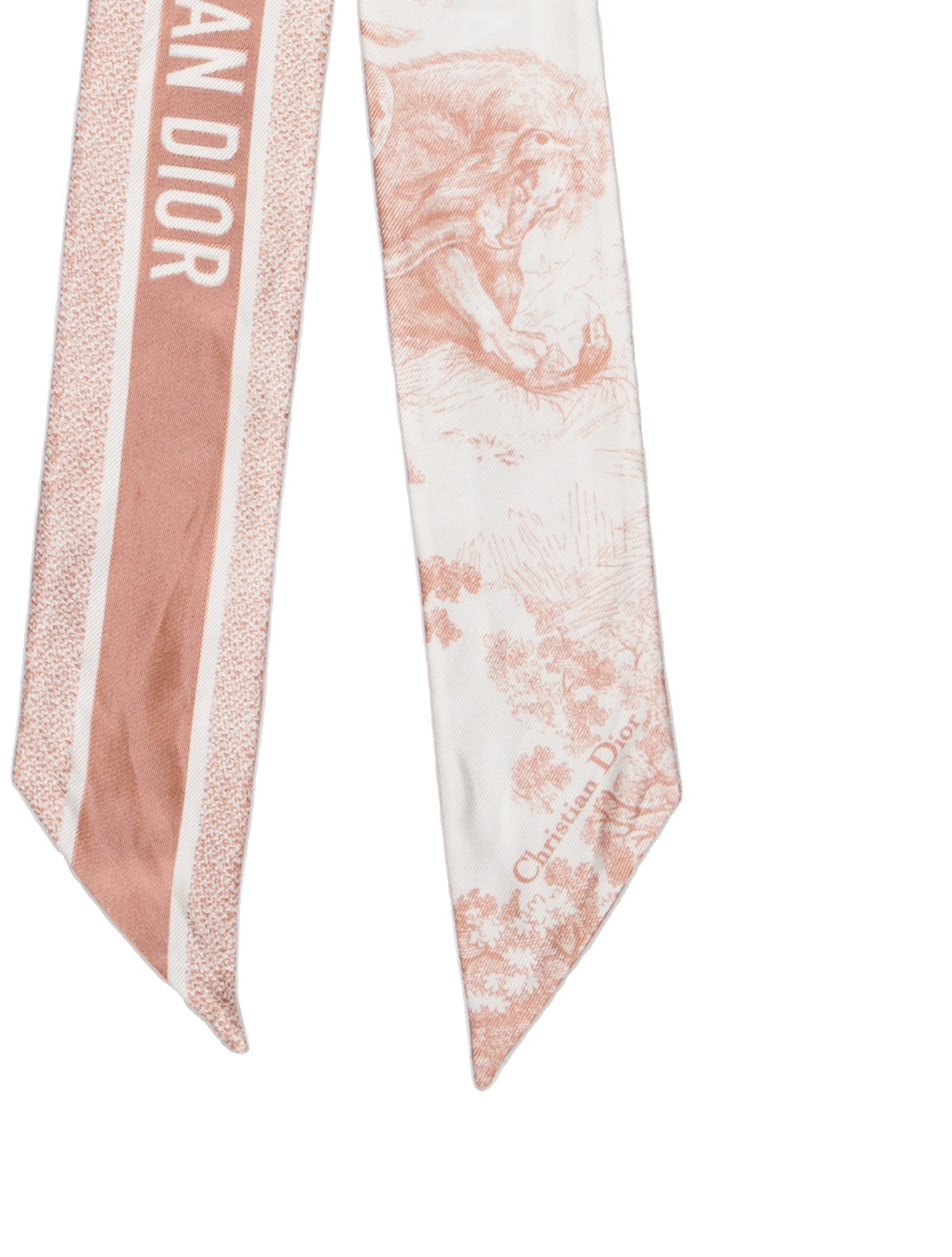 Christian Dior OILE DE JOUY MITZAH Silk Bandeau