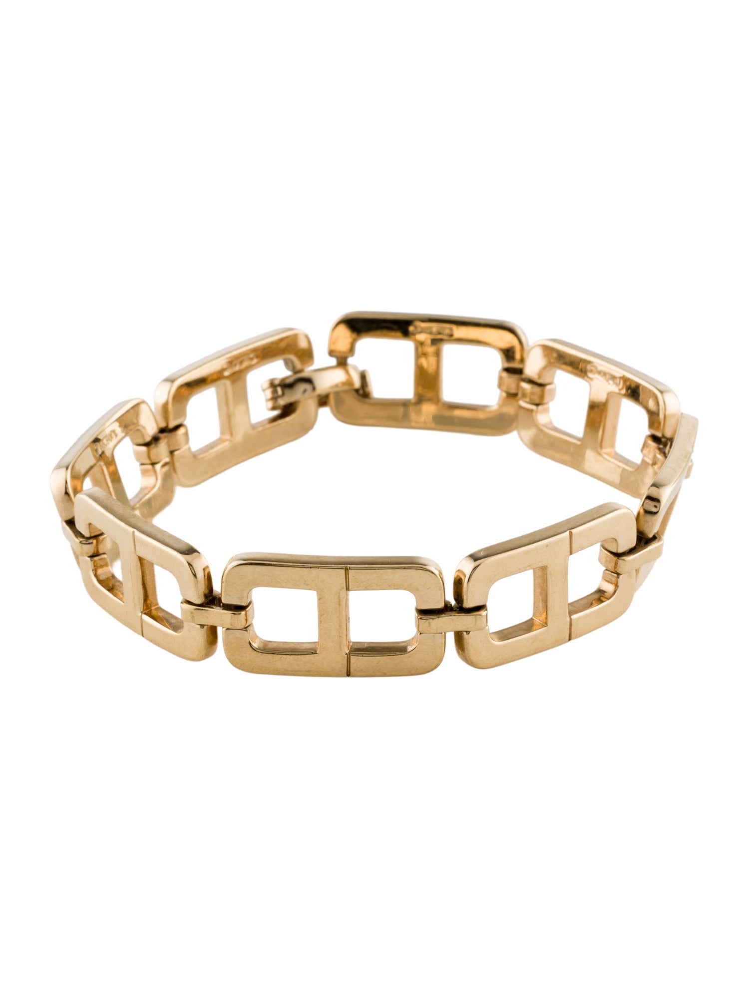 Christian Dior Vintage CD Logo Link Bracelet