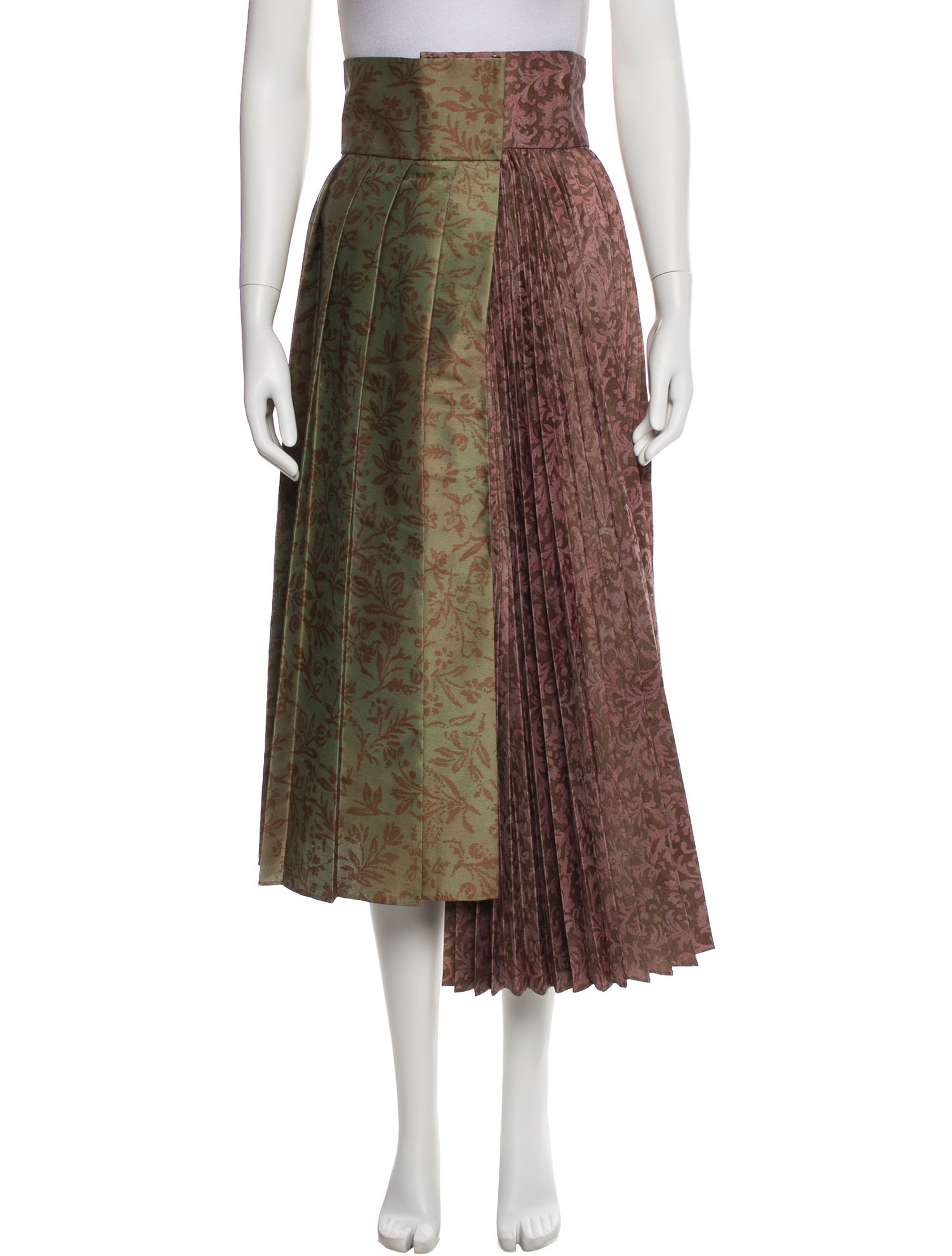 Christian Dior Animal Print Midi Length Skirt