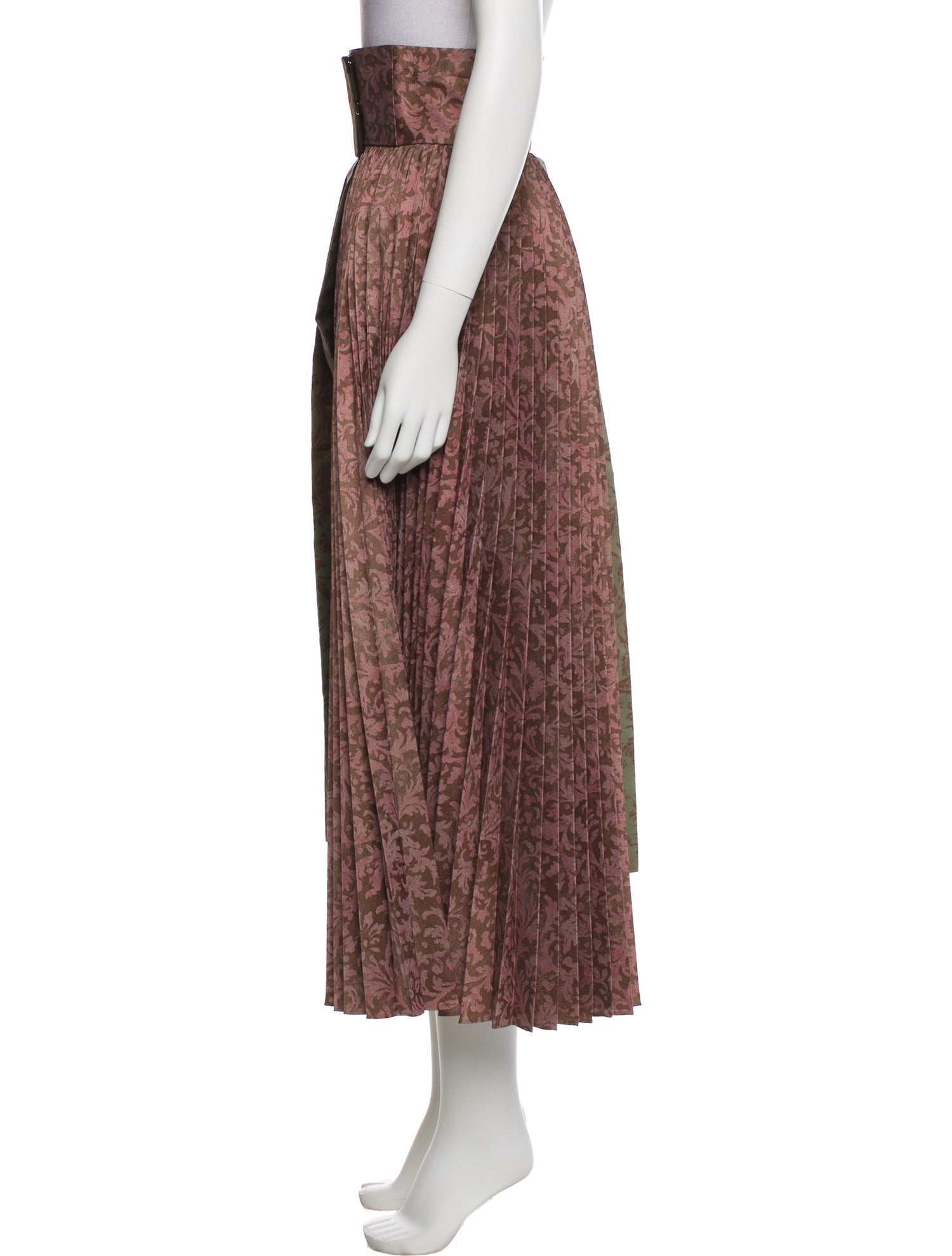 Christian Dior Animal Print Midi Length Skirt