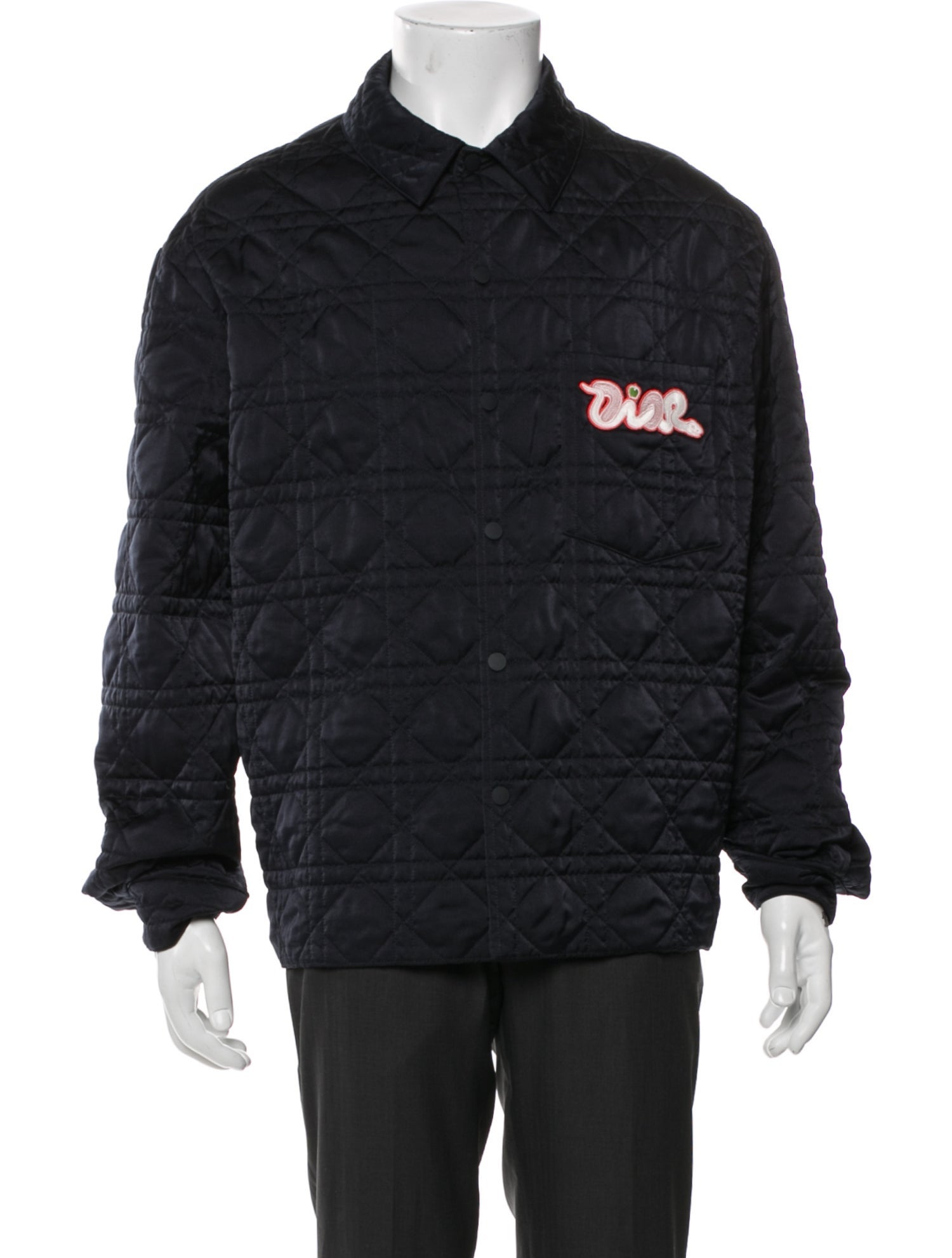 DIOR x KAWS 2023 Cannage Pattern Utility Jacket w/ Tags