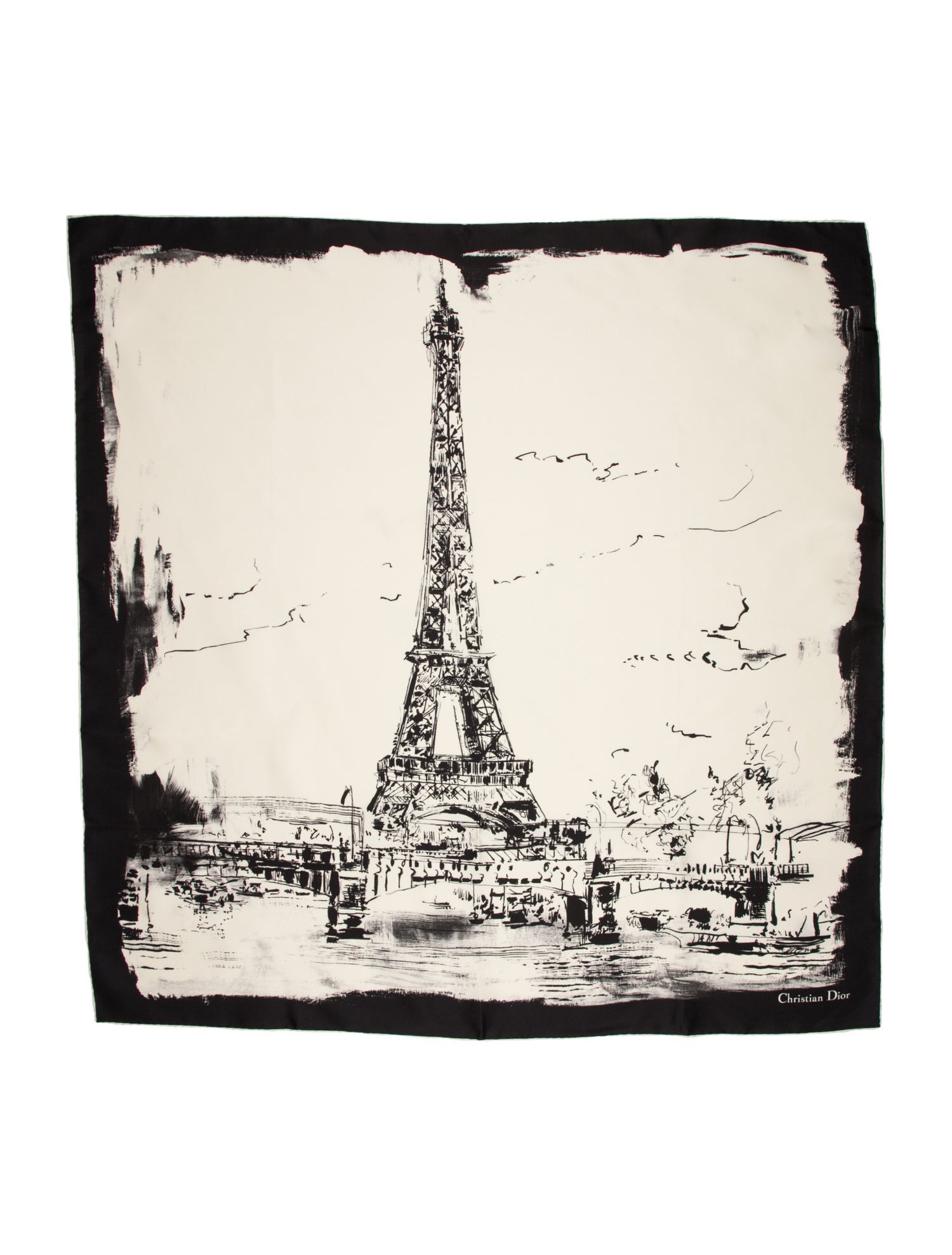 Christian Dior Silk Printed Scarf