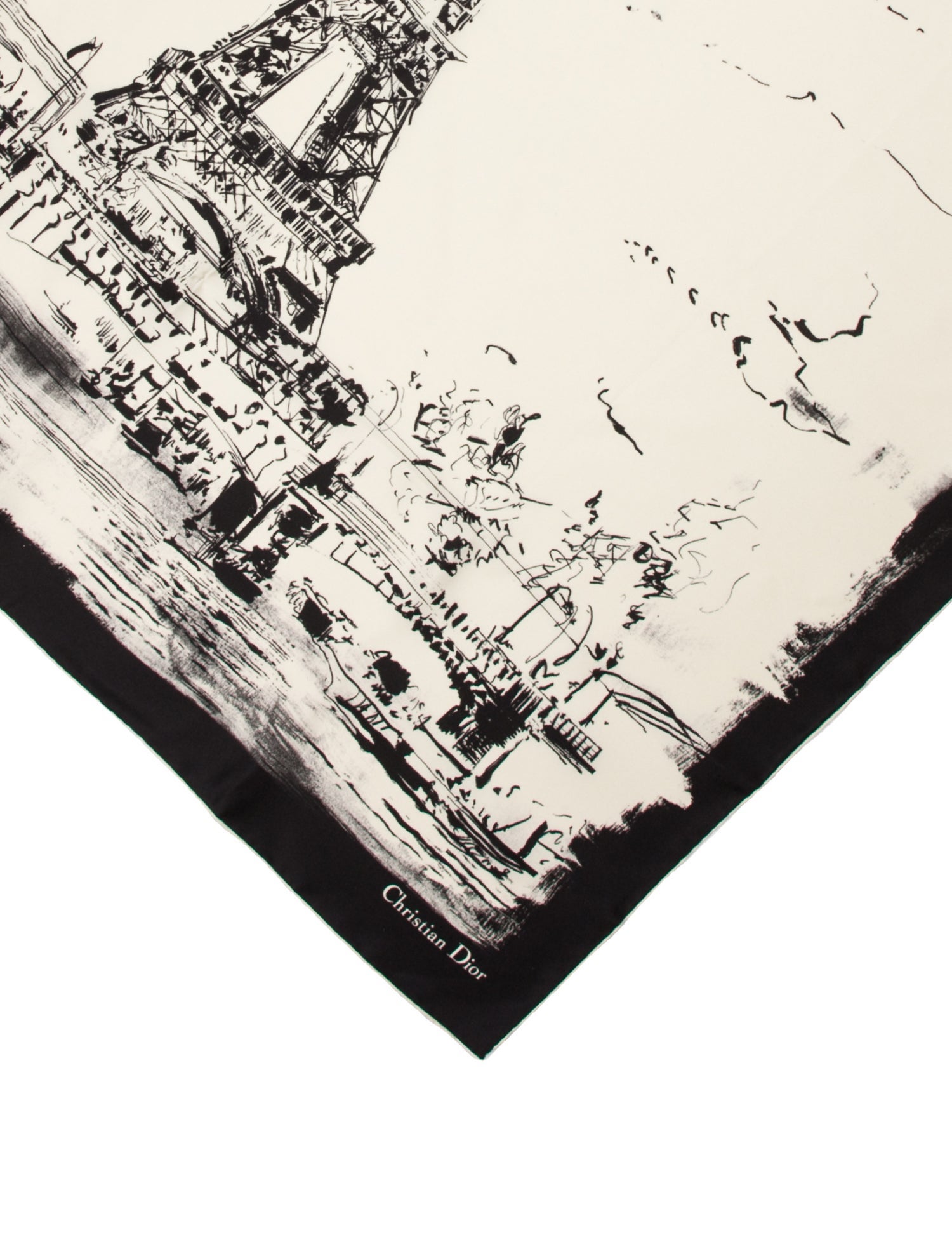 Christian Dior Silk Printed Scarf