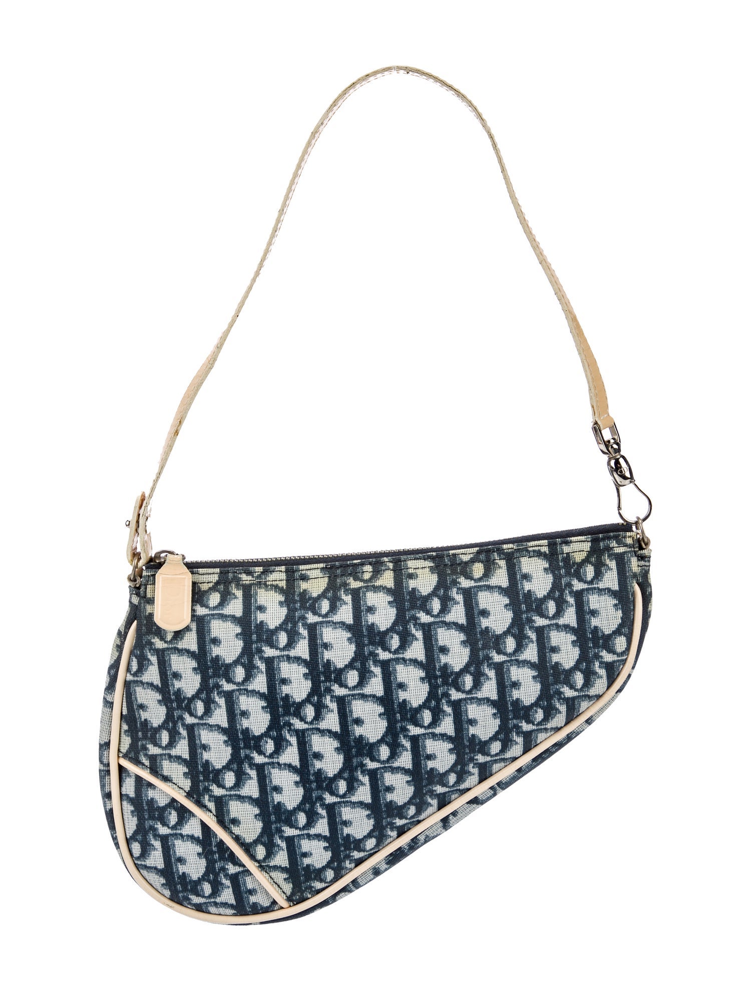 Christian Dior Diorissimo Saddle Pochette Vintage