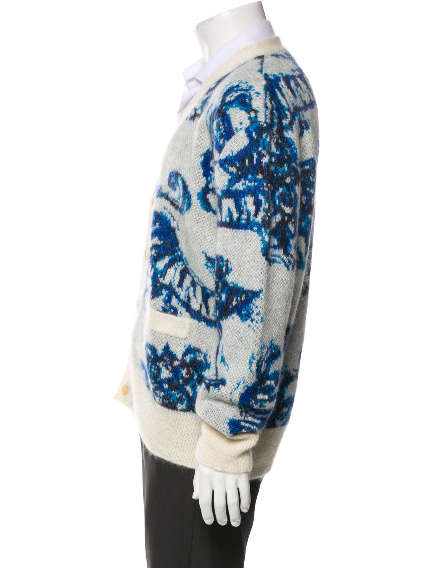 DIOR MEN 2022 Oblique Jacquard Cardigan