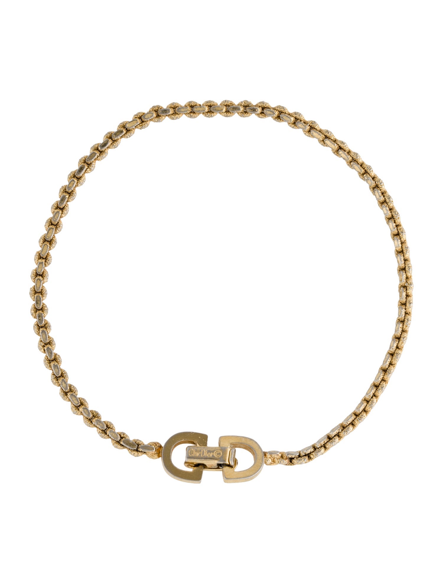 Christian Dior Vintage Link Bracelet