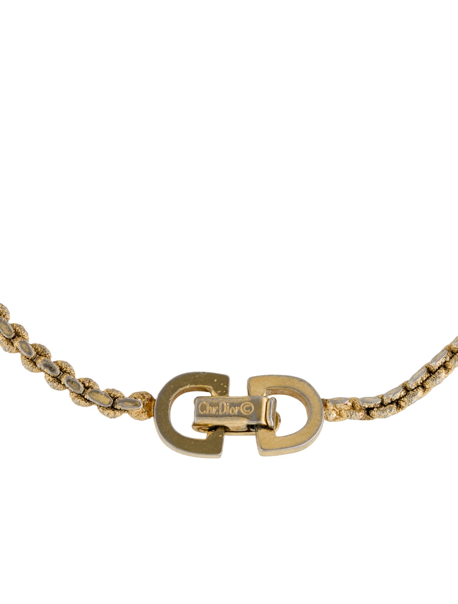 Christian Dior Vintage Link Bracelet