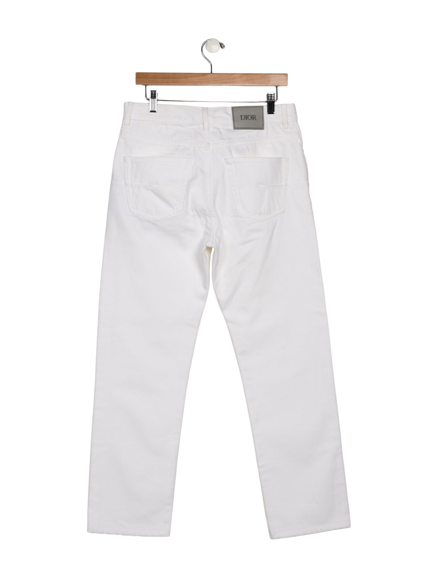 Christian Dior High-Rise Straight Leg Jeans