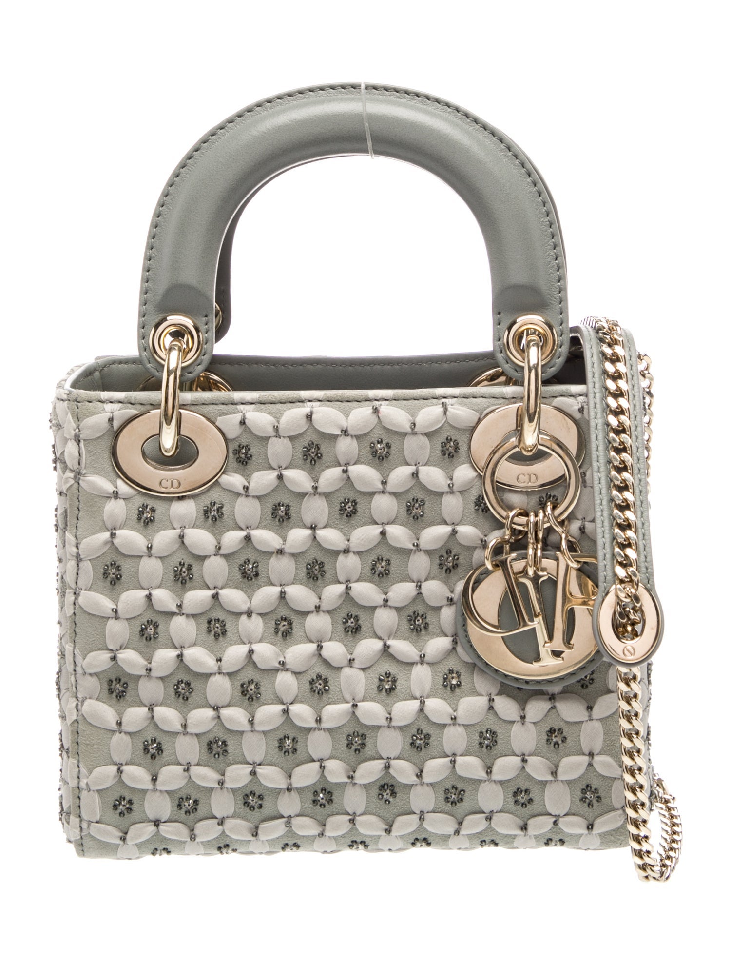 Christian Dior 2018 Swords Motherpeace Tarot Medium Lady Dior Bag