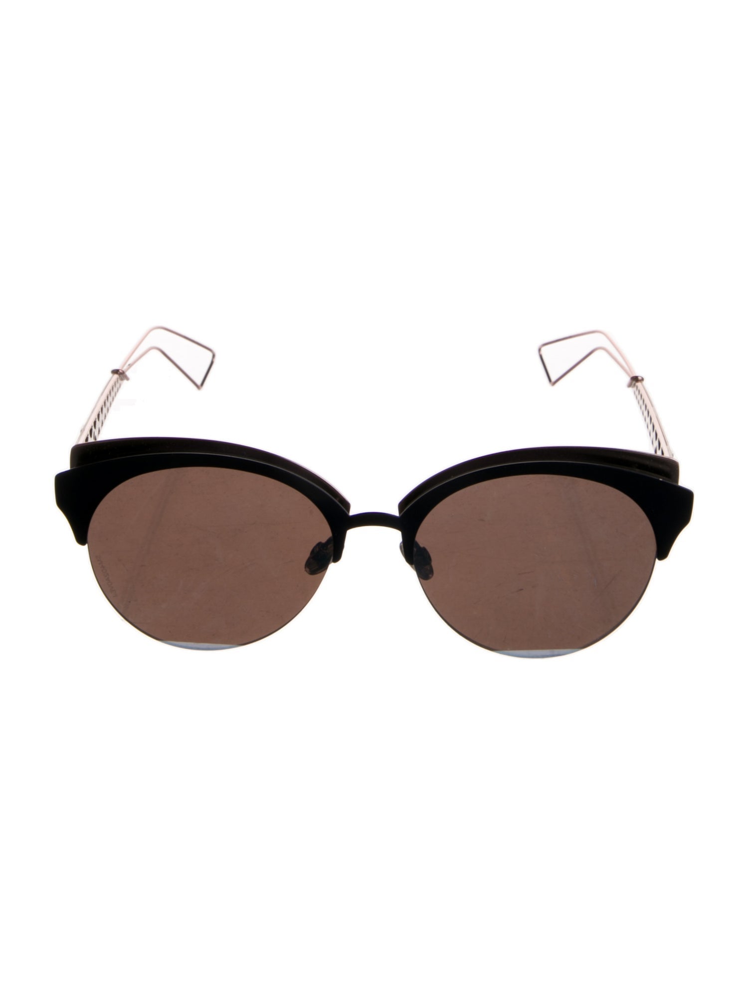 Christian Dior Diorama Club Round Sunglasses Pre-loved Dior Diorama Club Sunglasses - £95 main image 3