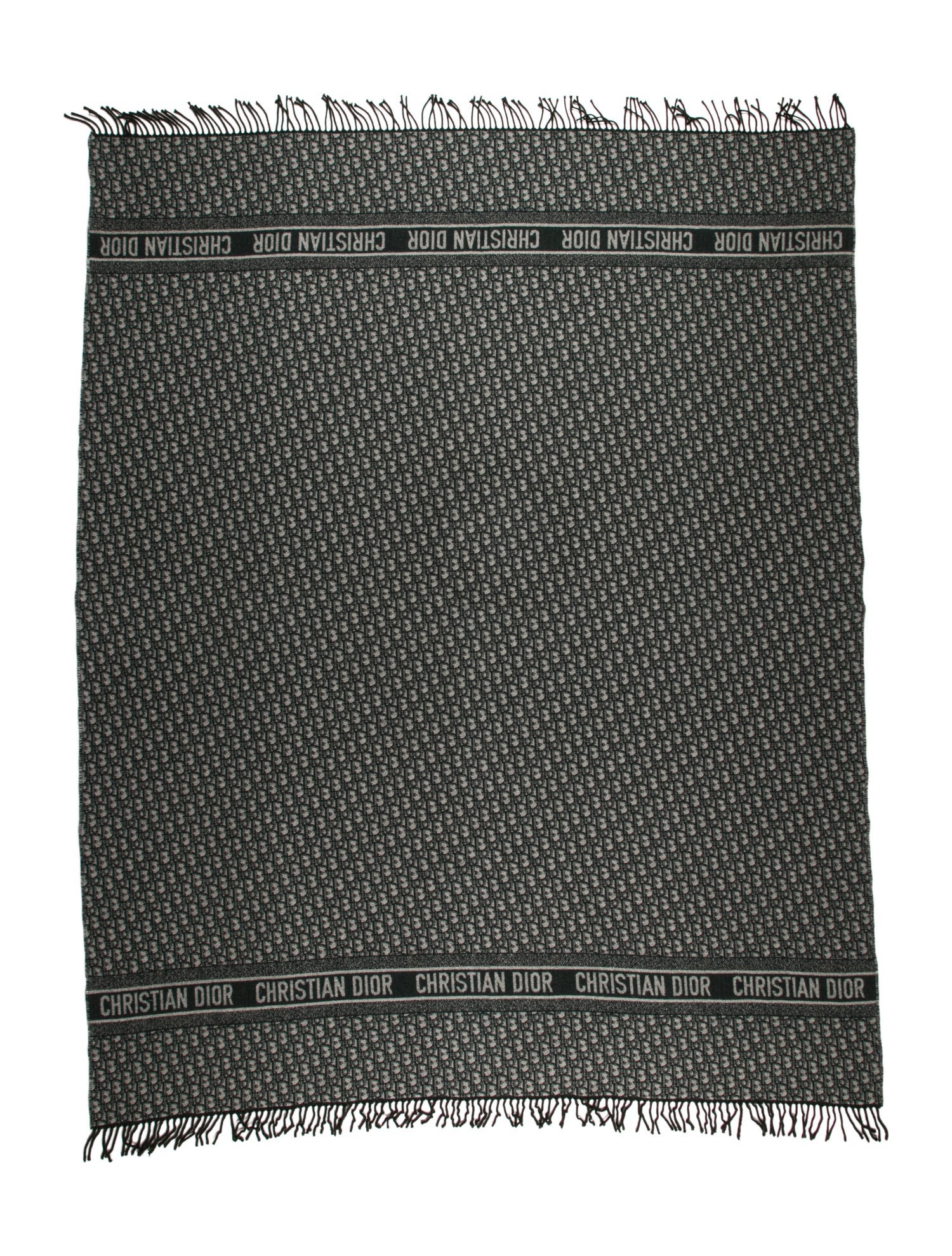 Christian Dior Oblique Throw Blanket