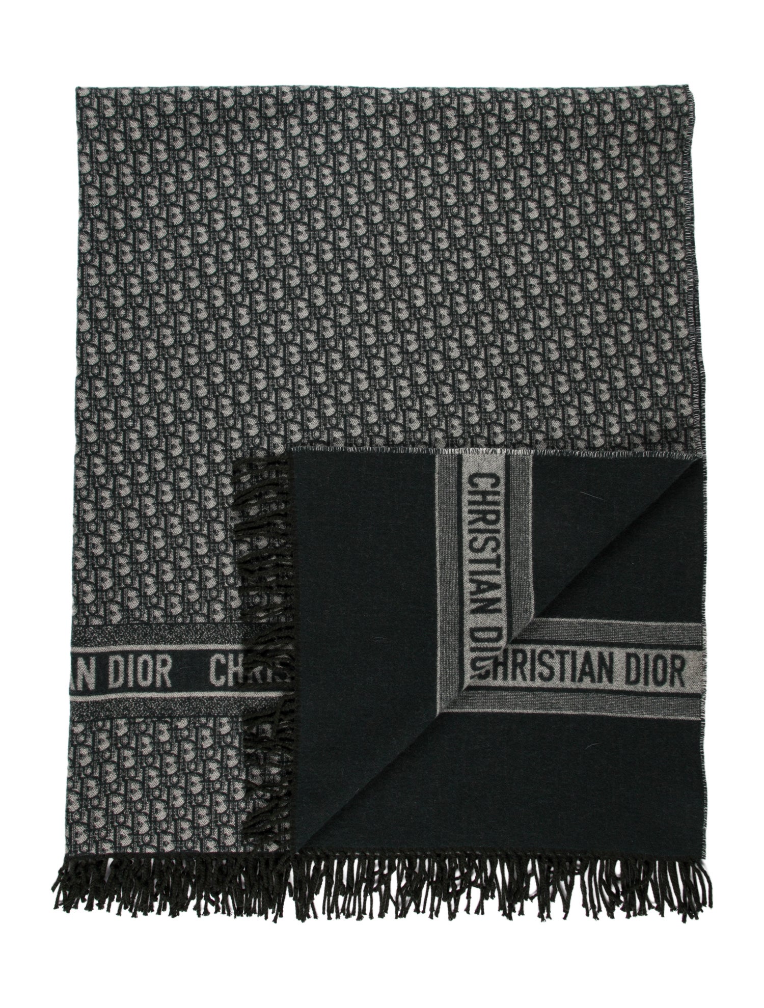 Christian Dior Oblique Throw Blanket
