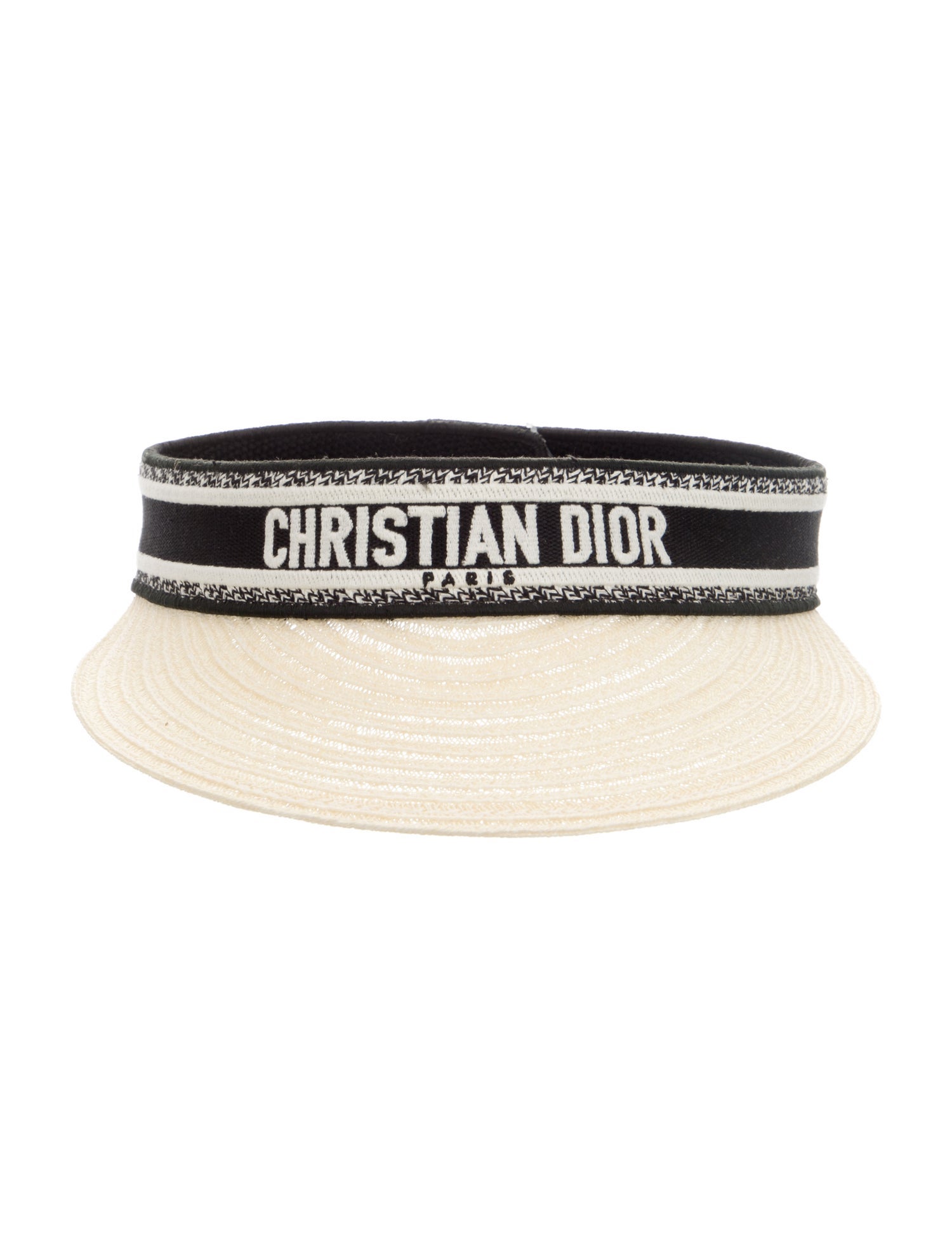 Christian Dior Logo Sun Visor