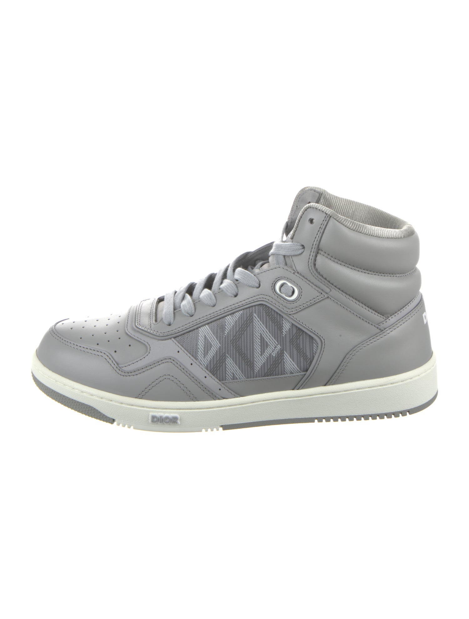 Christian Dior Oblique Jacquard Leather Sneakers