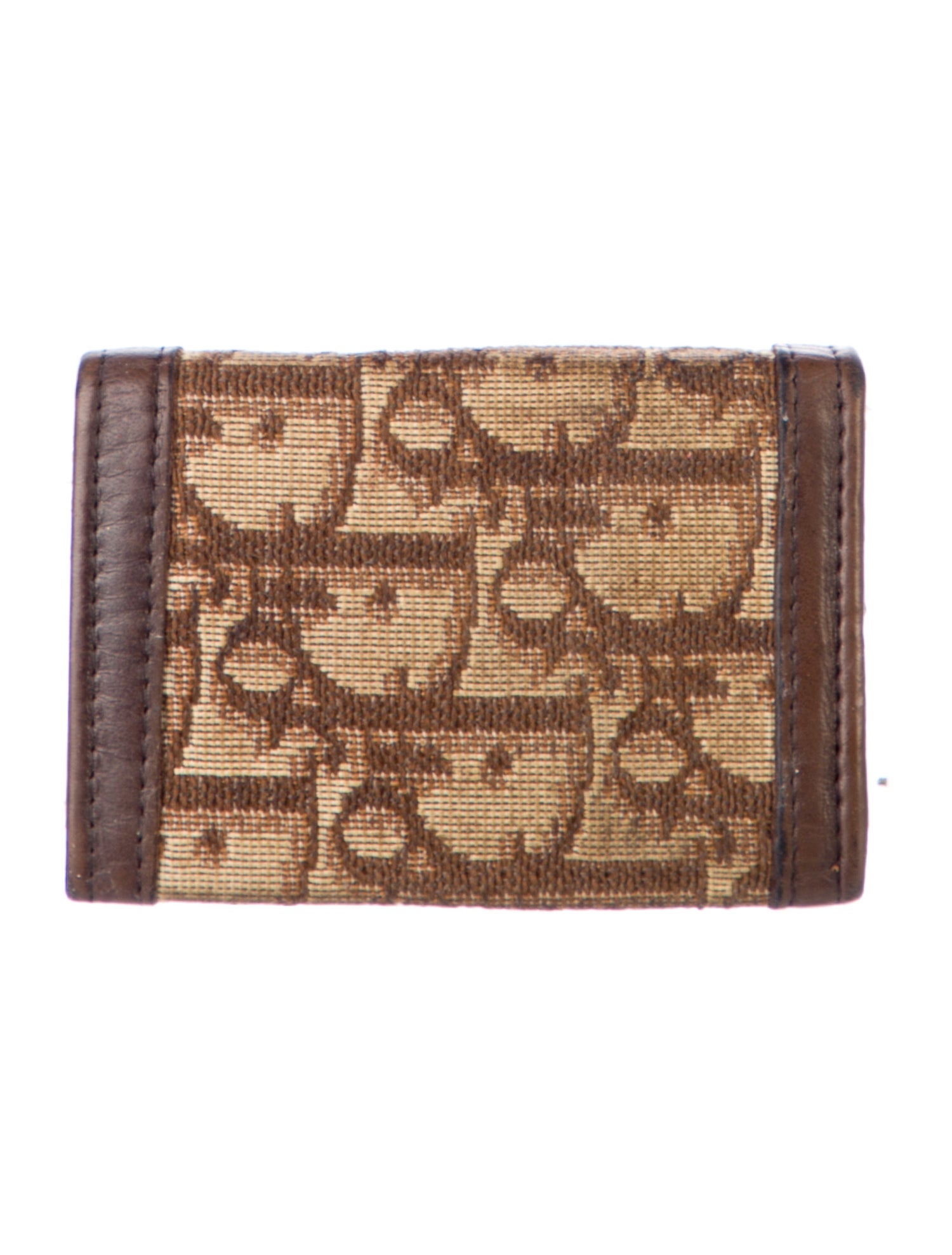 Christian Dior Key Holder Diorissimo Pattern Coin Pouch