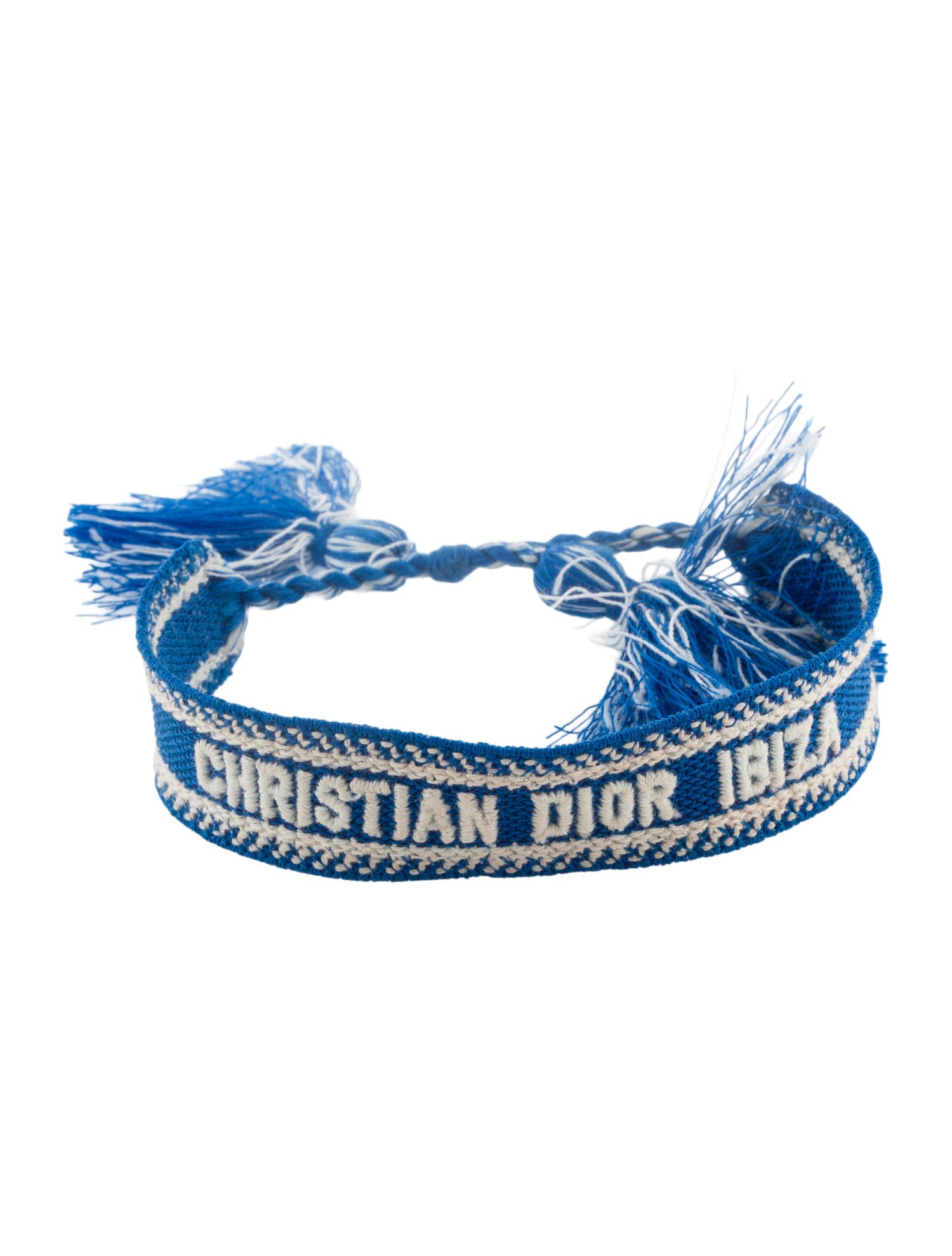 Christian Dior Ibiza Cotton Woven Bracelet