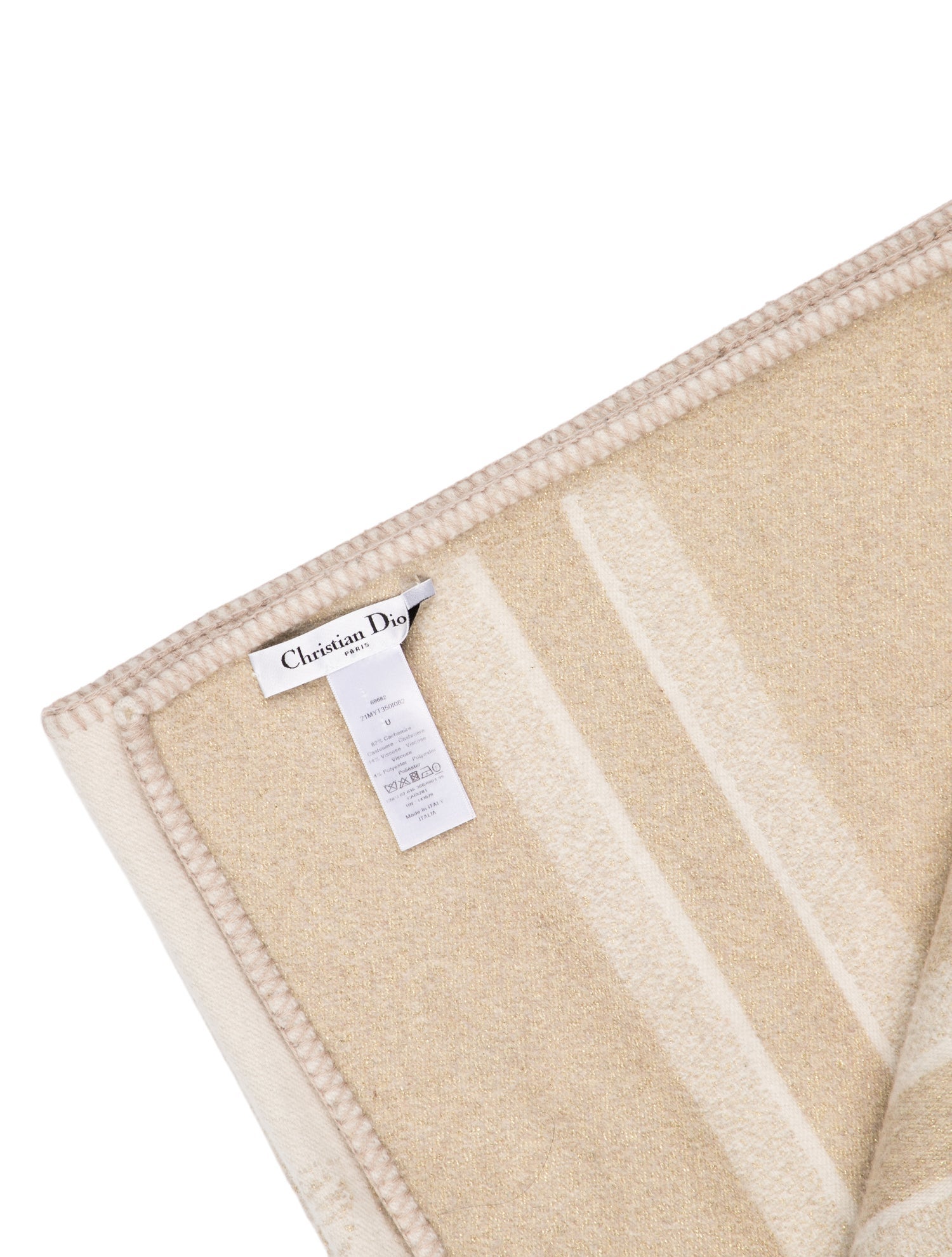 Christian Dior Cashmere Throw Blanket