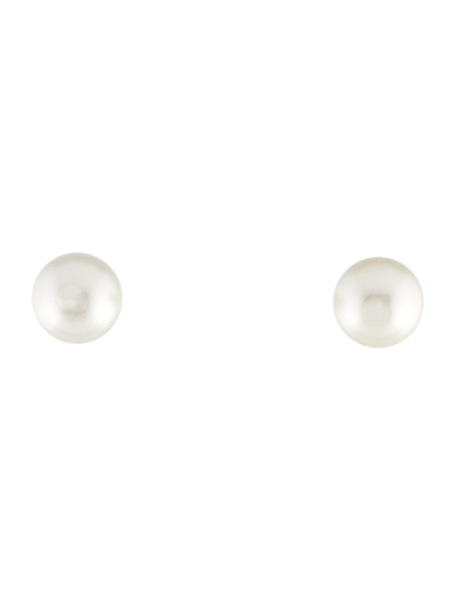 Christian Dior Faux Pearl Tribales Stud Earrings