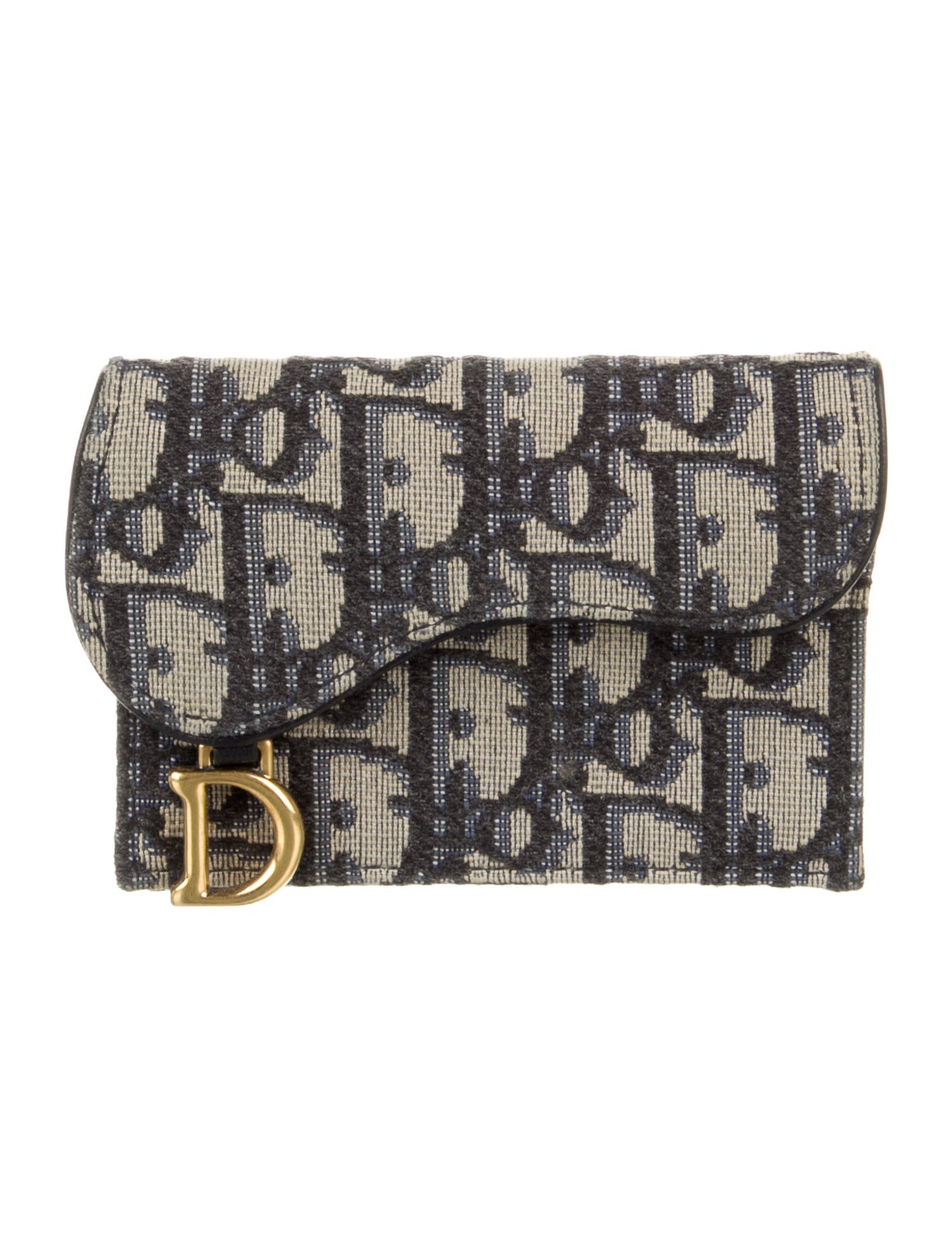 Christian Dior 2021 Saddle Compact Wallet