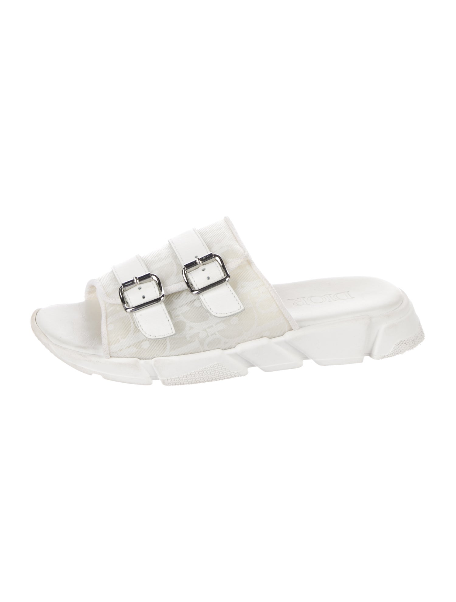 Christian Dior Logo Mesh Sandals