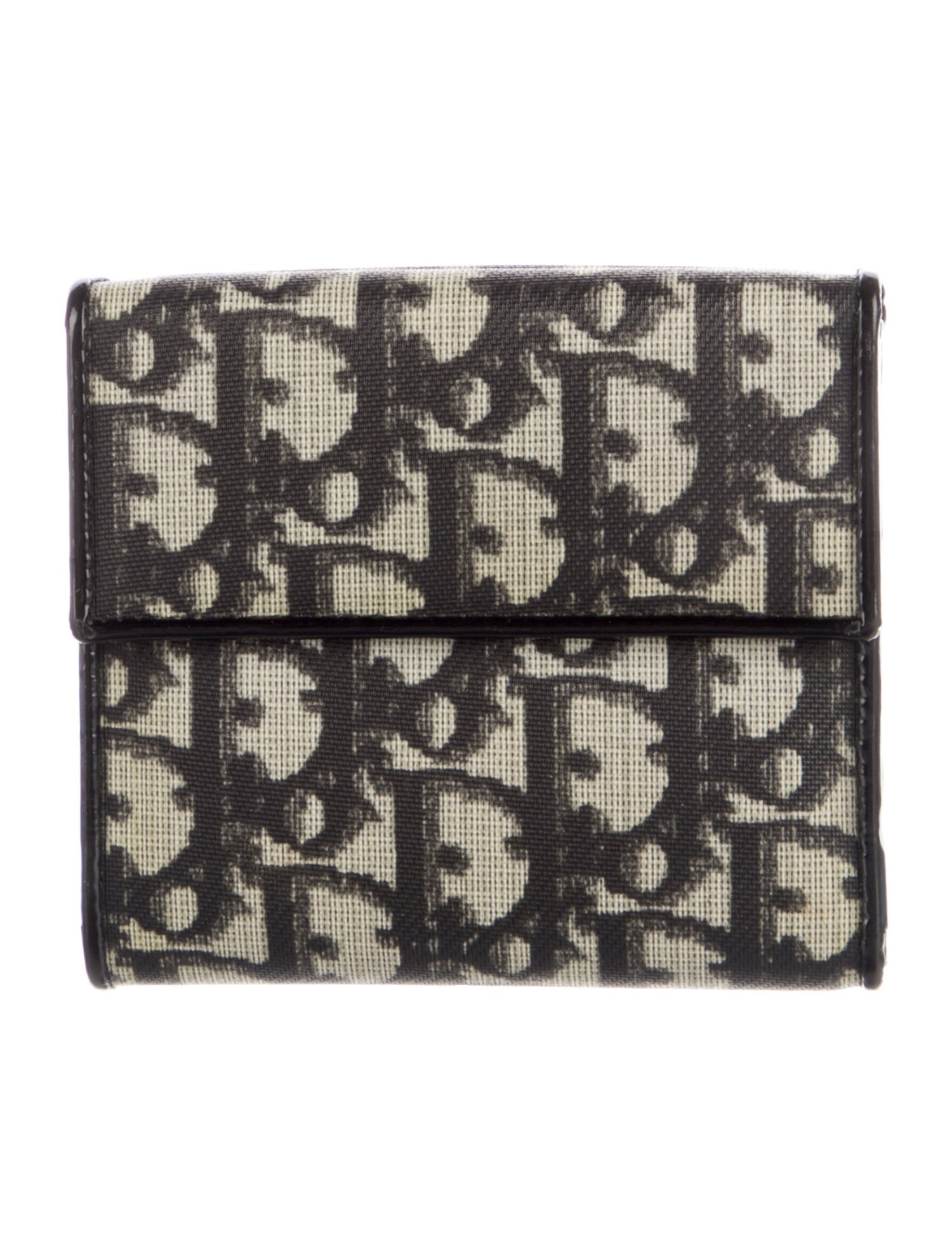 Christian Dior Diorissimo Pattern Compact Wallet