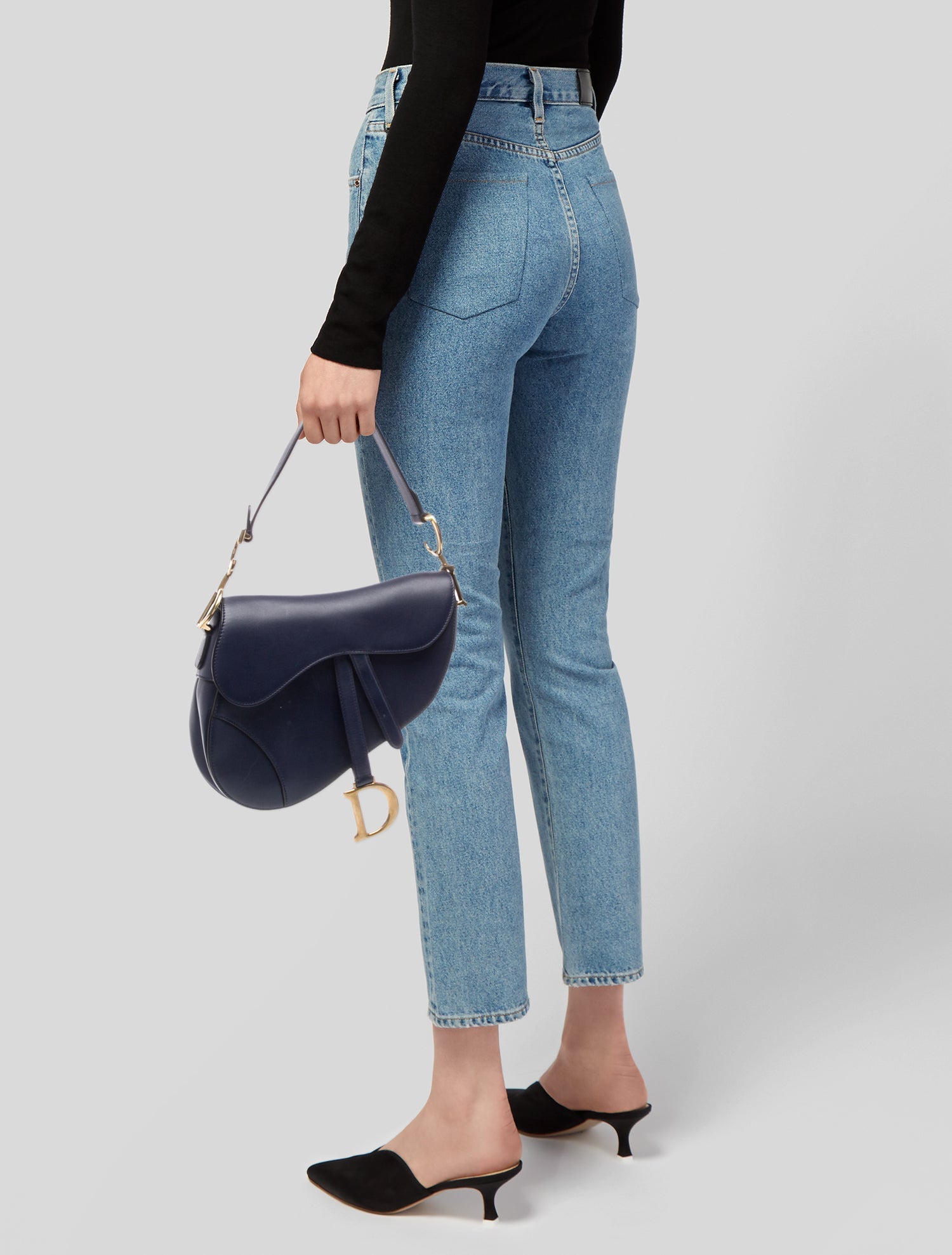 Christian Dior Leather Saddle