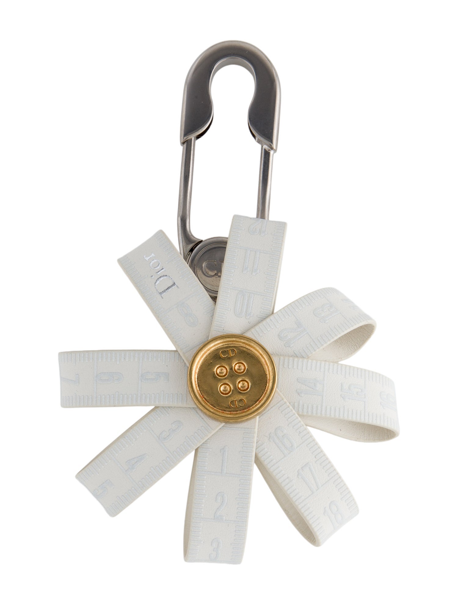 Christian Dior Daisy Calfskin Key Ring