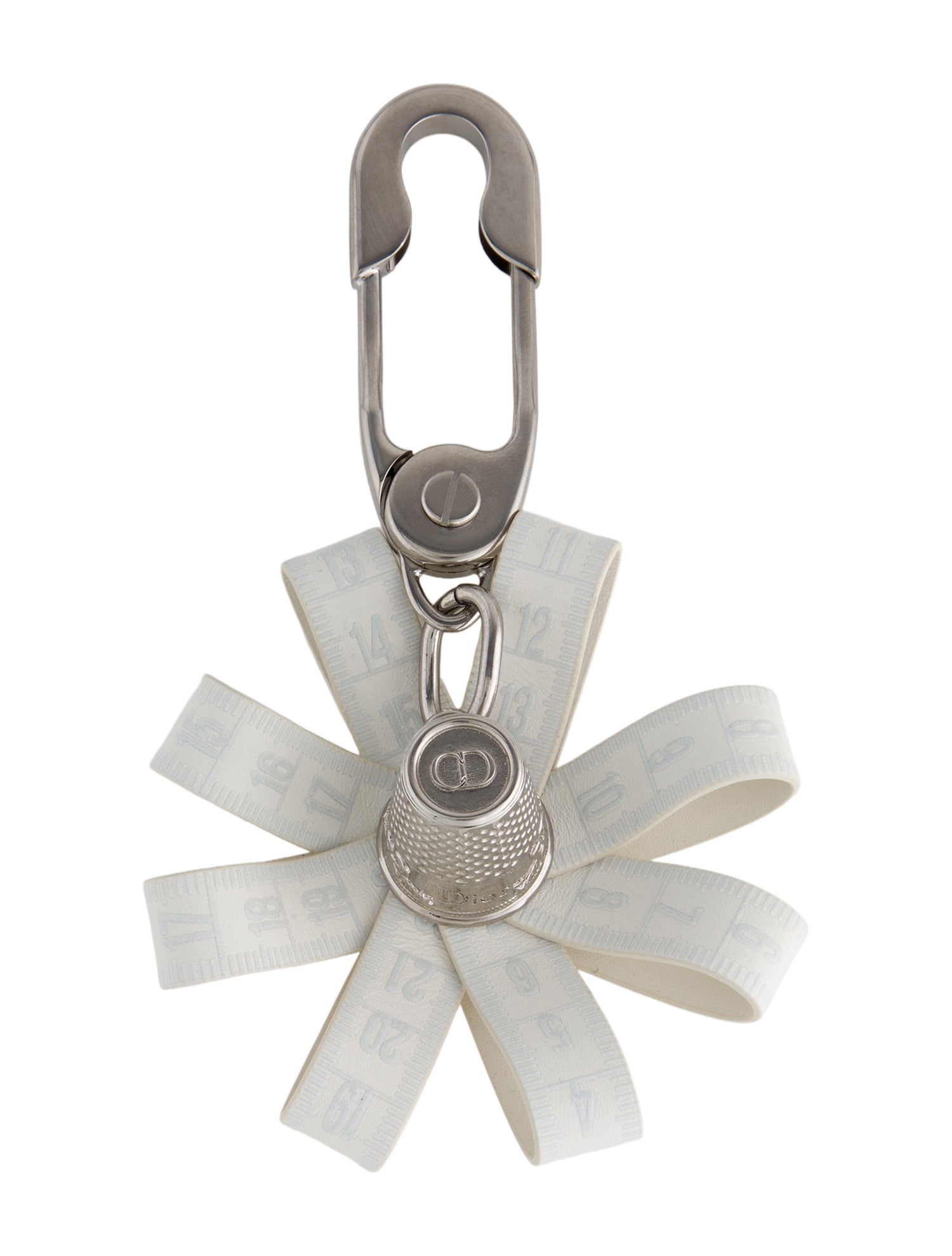 Christian Dior Daisy Calfskin Key Ring