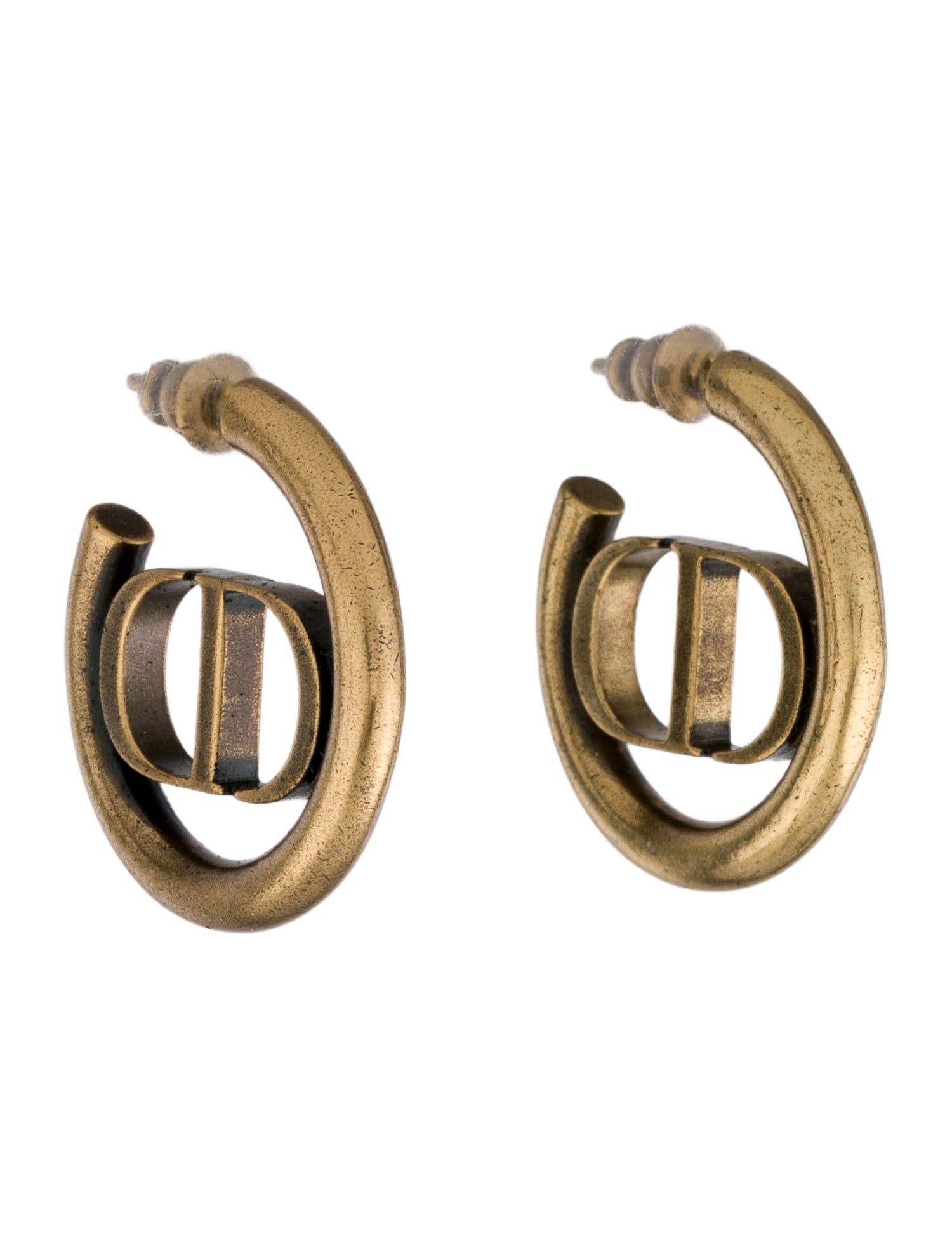 Christian Dior 30 Montaigne Hoop Earrings