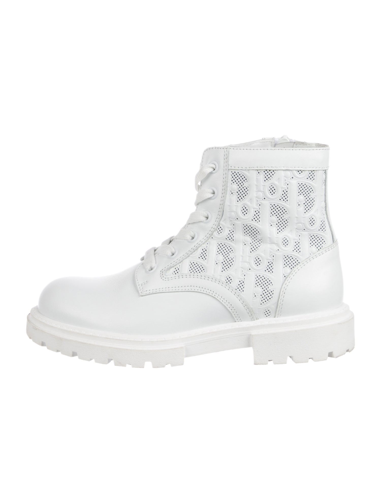 Christian Dior Kids' Oblique Leather Boots