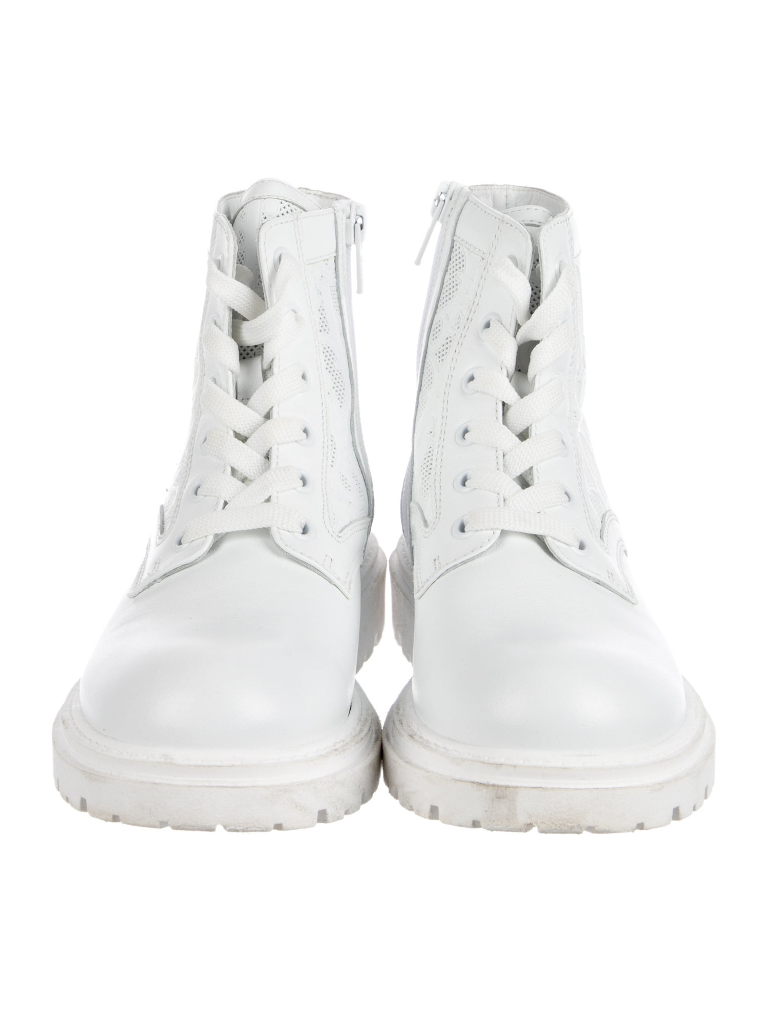 Christian Dior Kids' Oblique Leather Boots