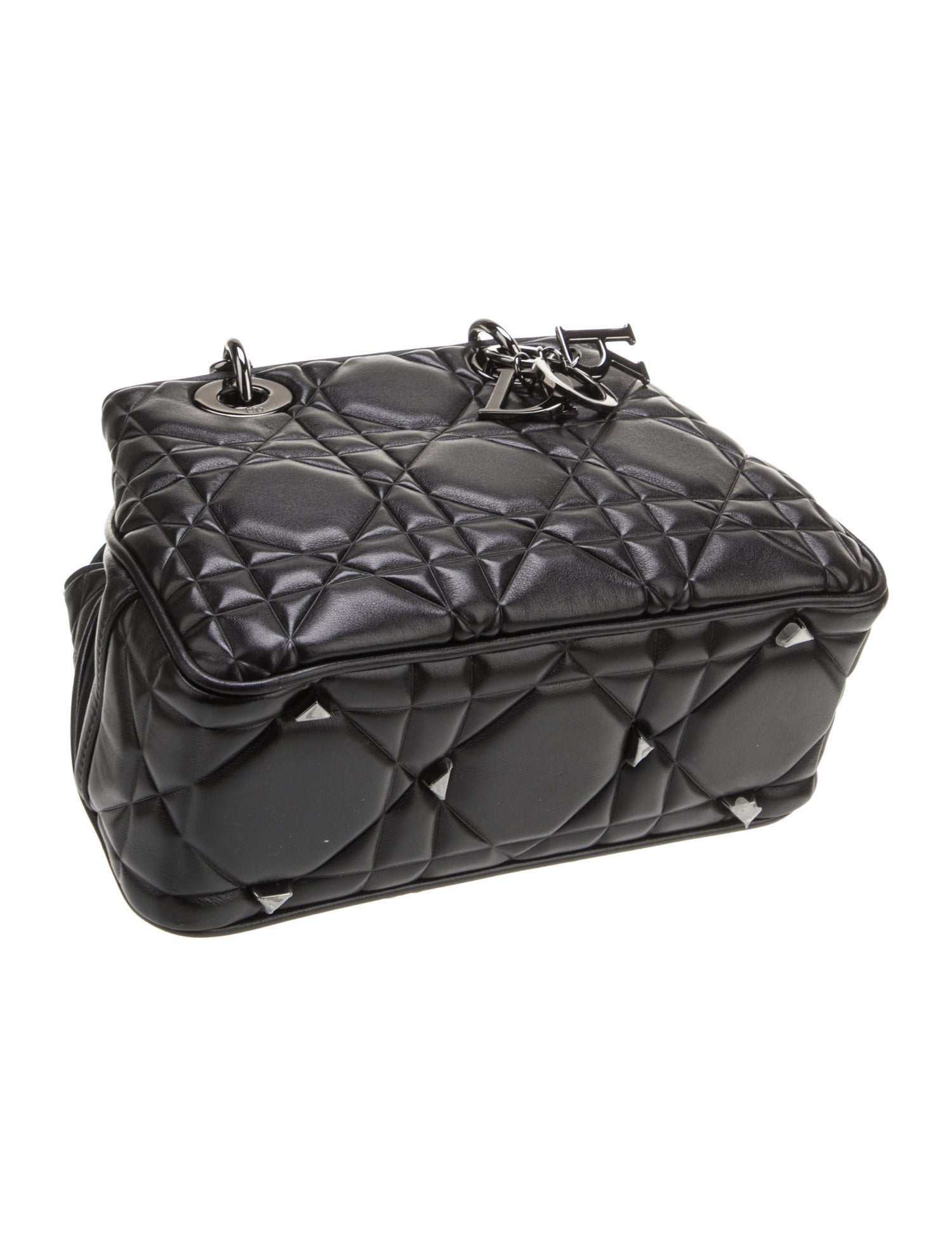 Christian Dior Cannage 95.22 Bag Small 2023 - Black Handle Bags