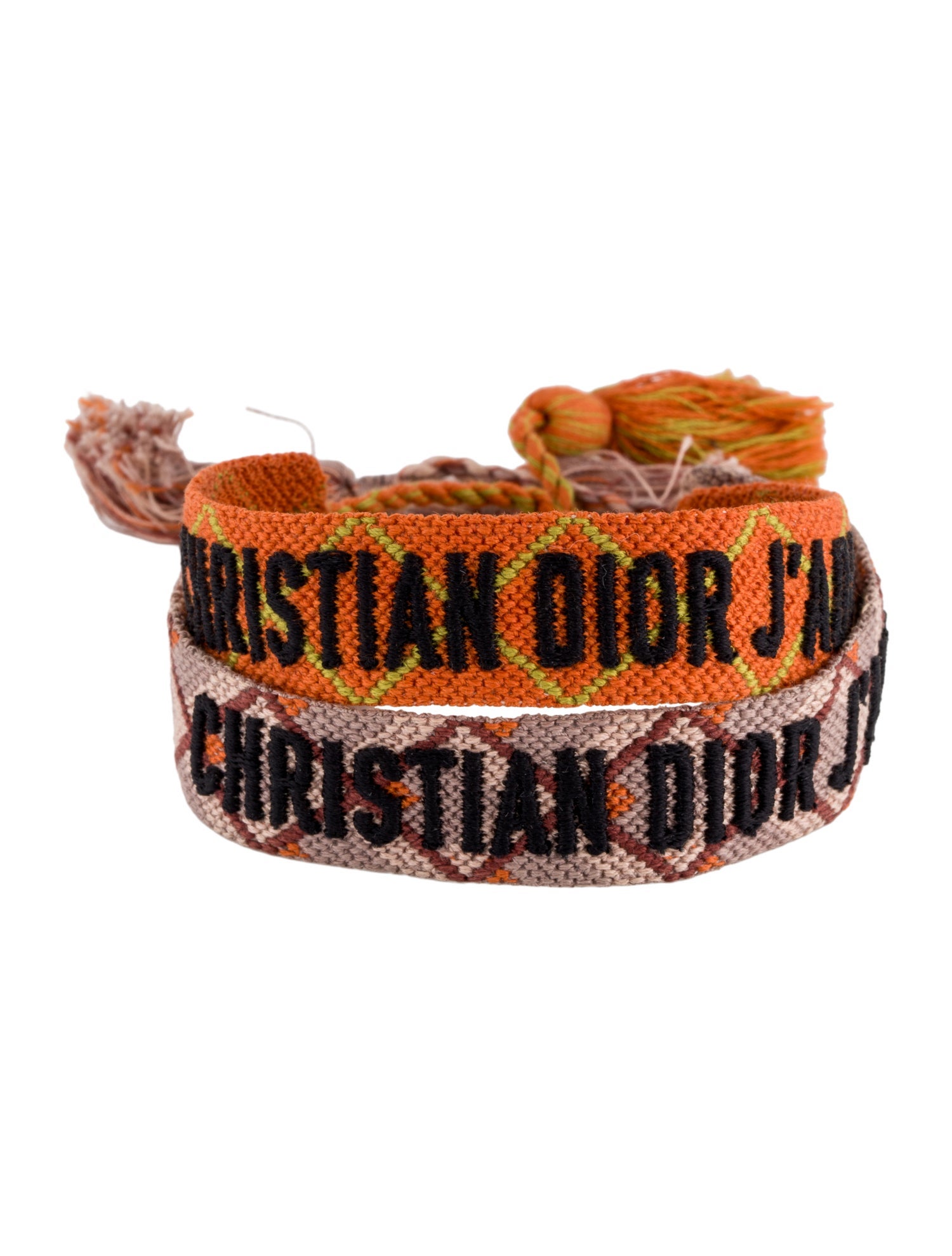 Christian Dior Cotton Friendship Bracelets Set