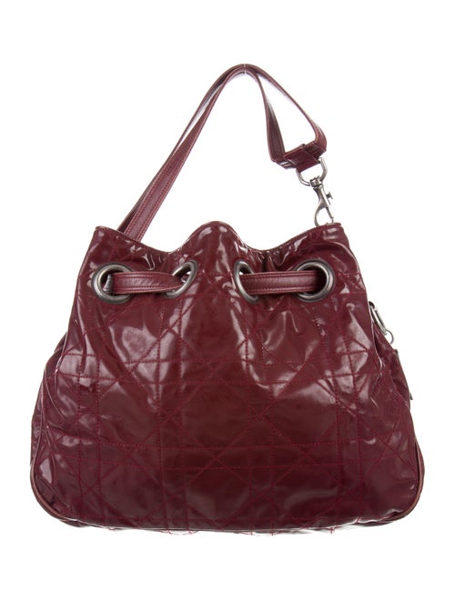 Christian Dior Quilted Cannage Drawstring Bag