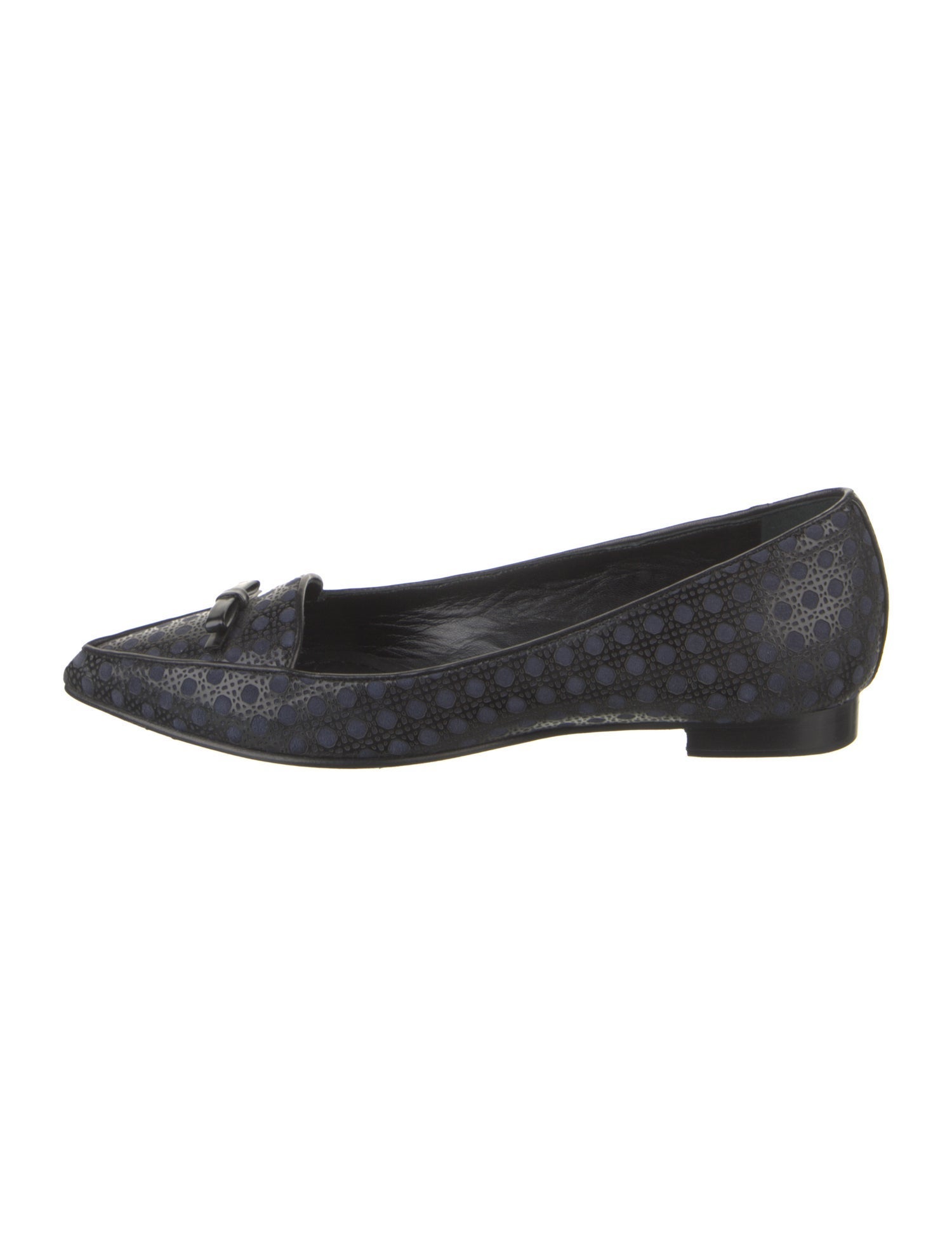Christian Dior Cannage Pattern Leather Flats