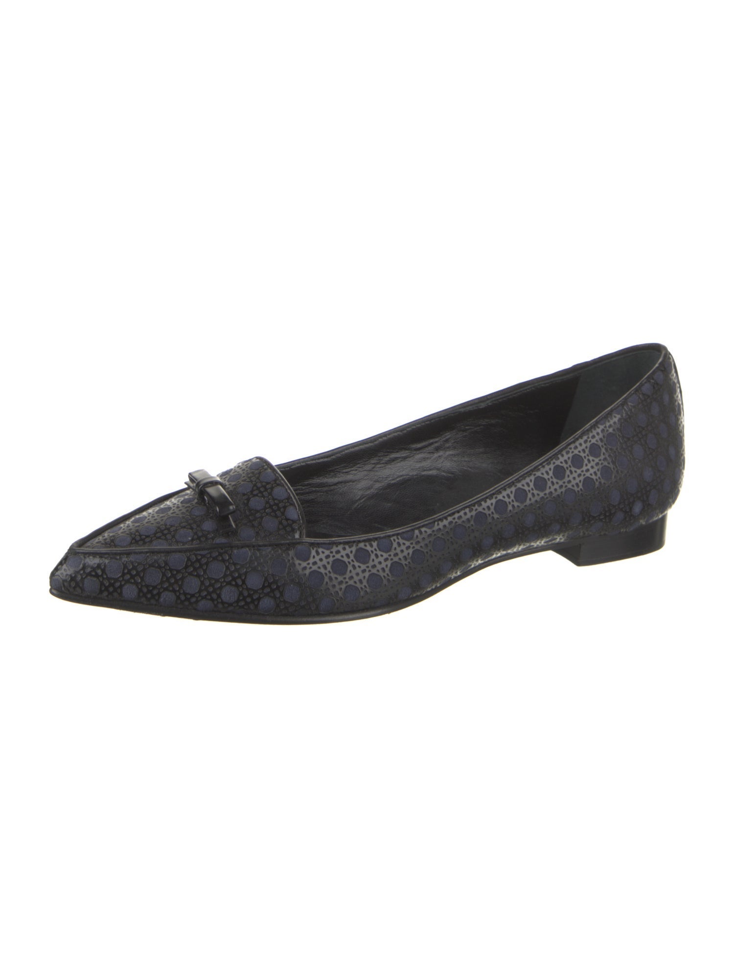 Christian Dior Cannage Pattern Leather Flats