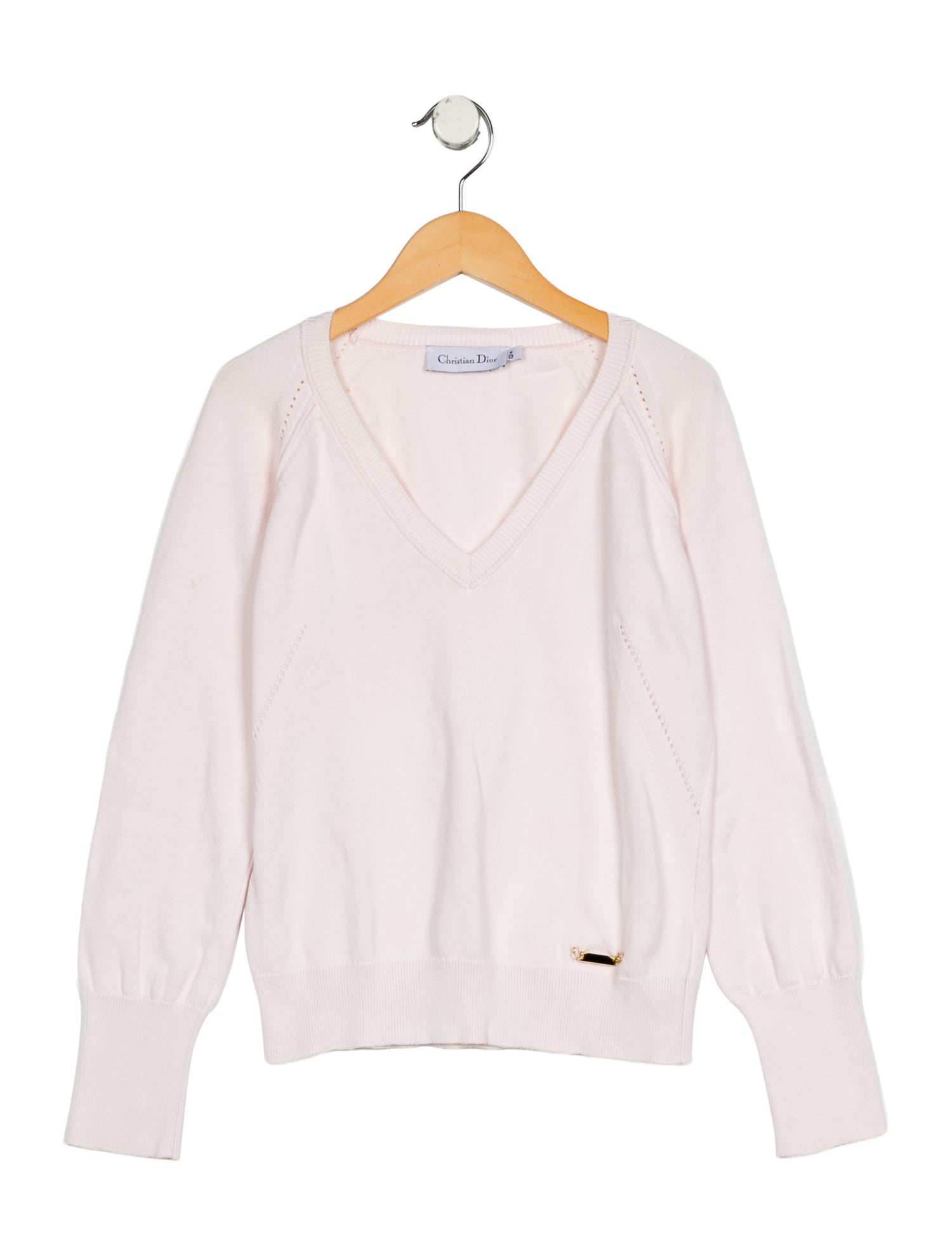Christian Dior Kid Girl's Cotton Knit Sweater