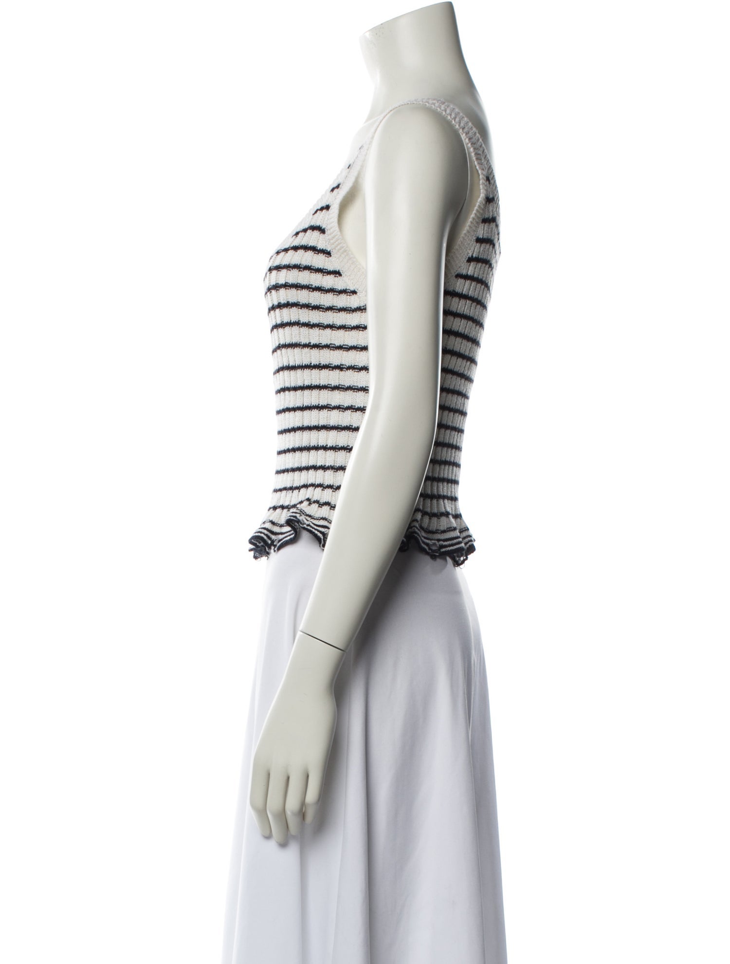 Christian Dior Linen Striped Sweater
