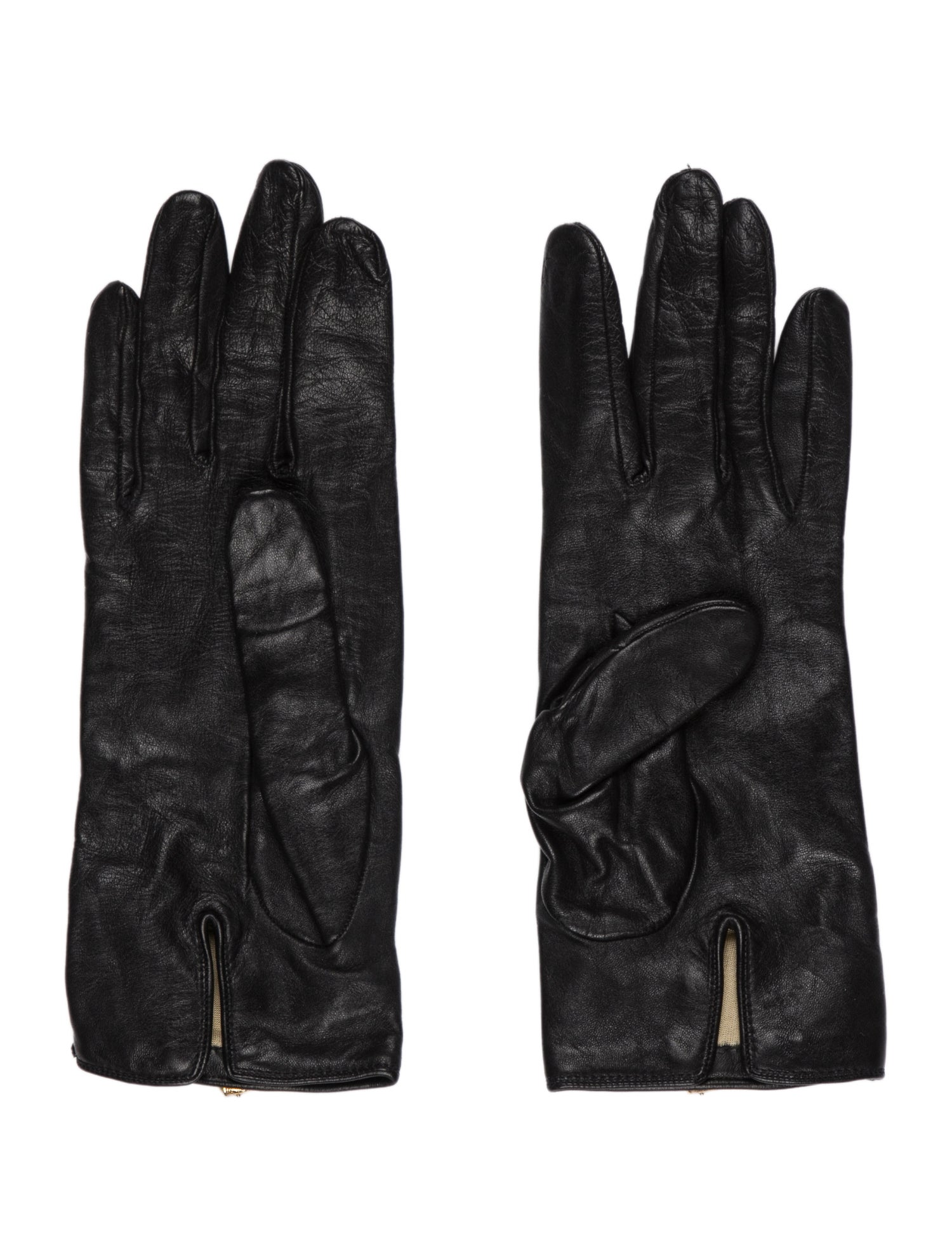 Christian Dior Leather Gloves Size 7.5