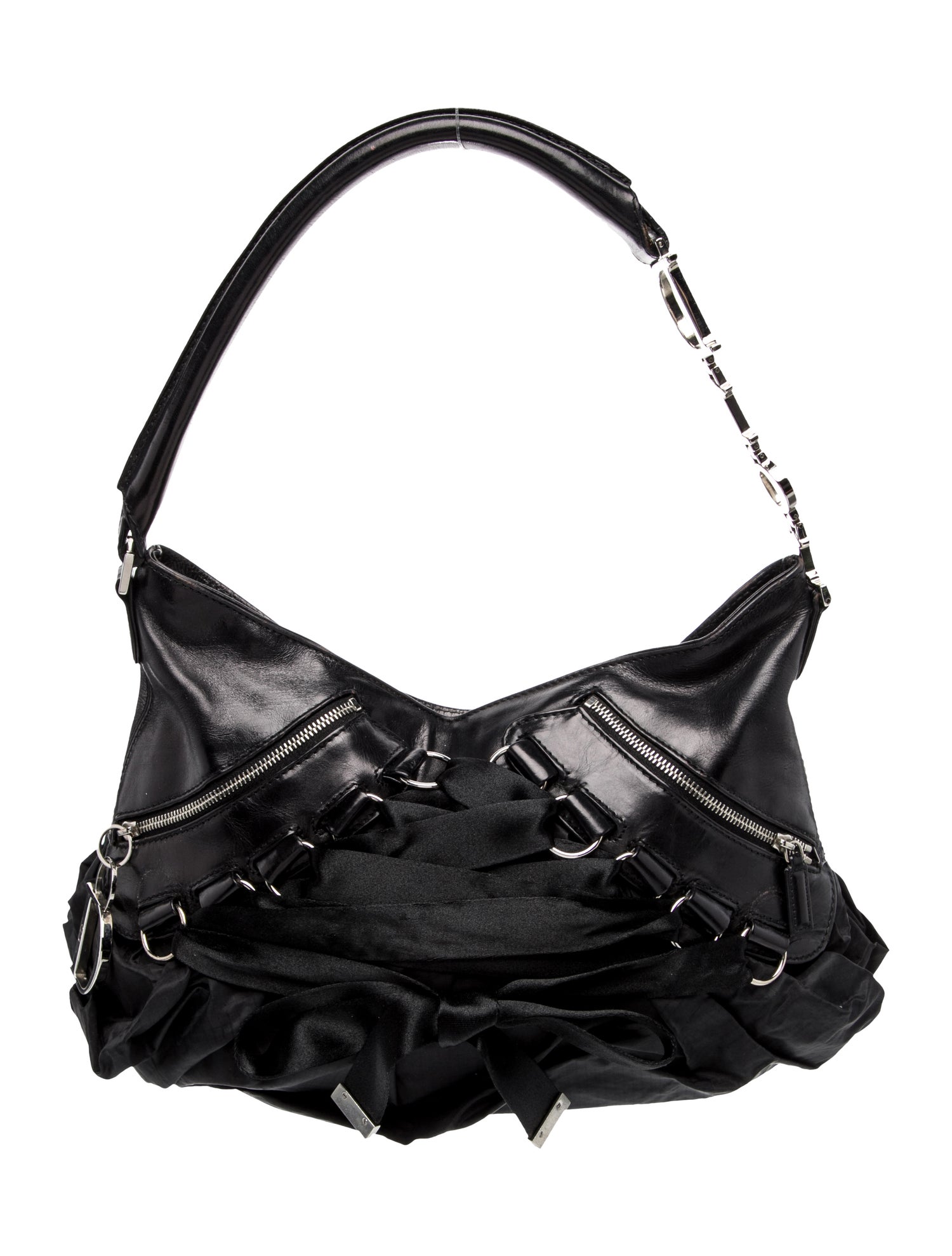 Prada Vitello Drive Shoulder Bag - Black Shoulder Bags, Handbags