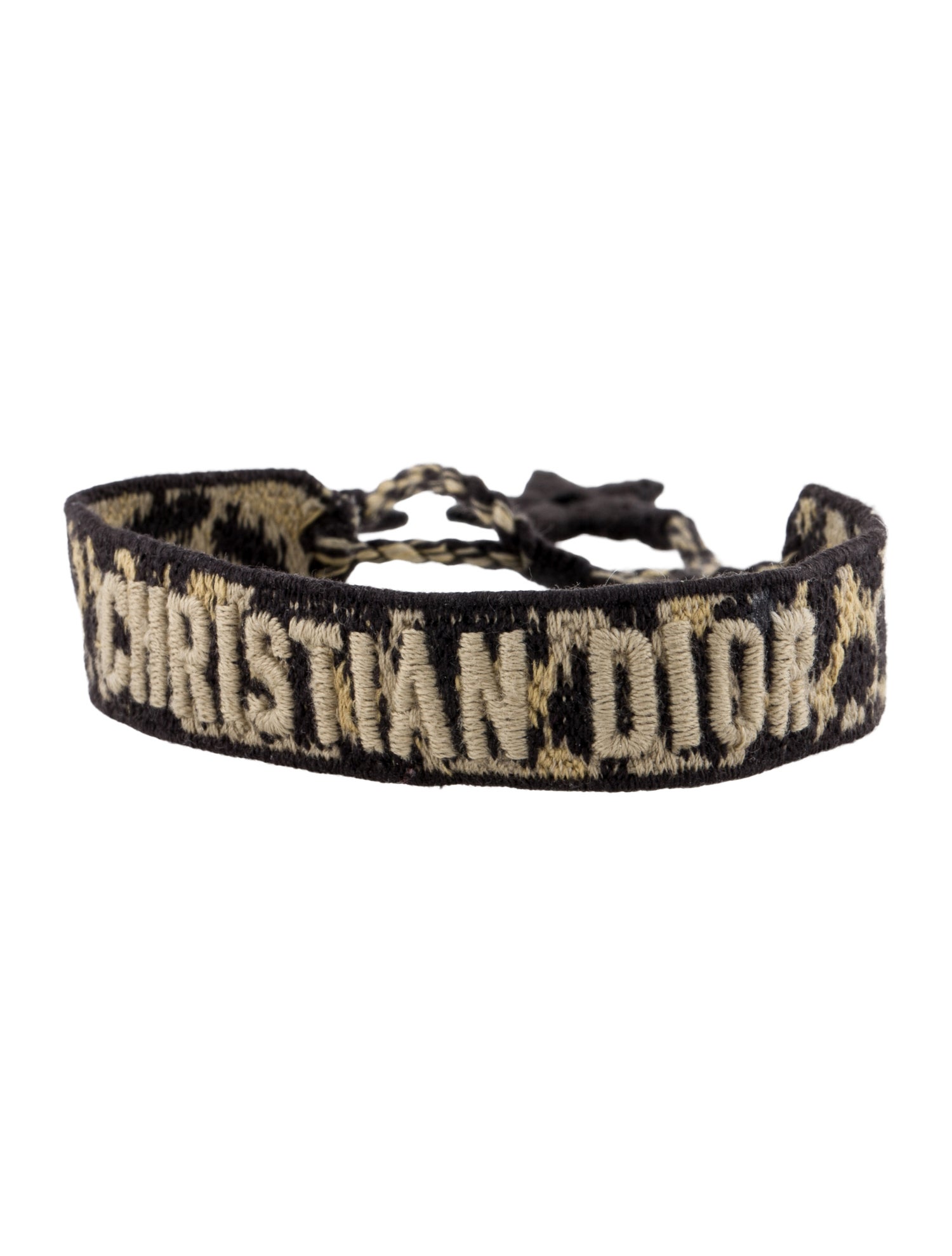 Christian Dior Cotton Thread Woven J'Adior Friendship Bangle Bracelet