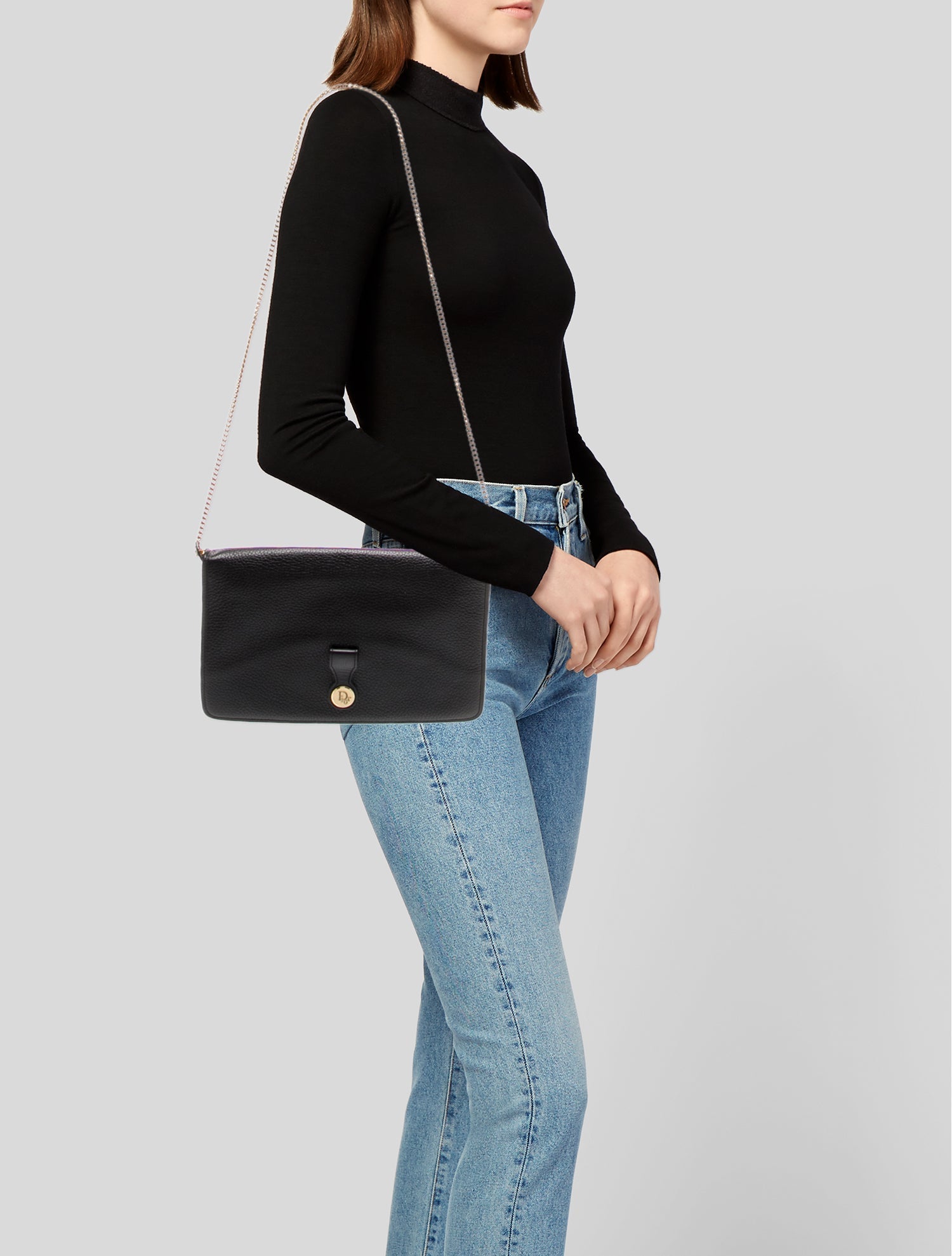 Christian Dior Leather Shoulder Bag